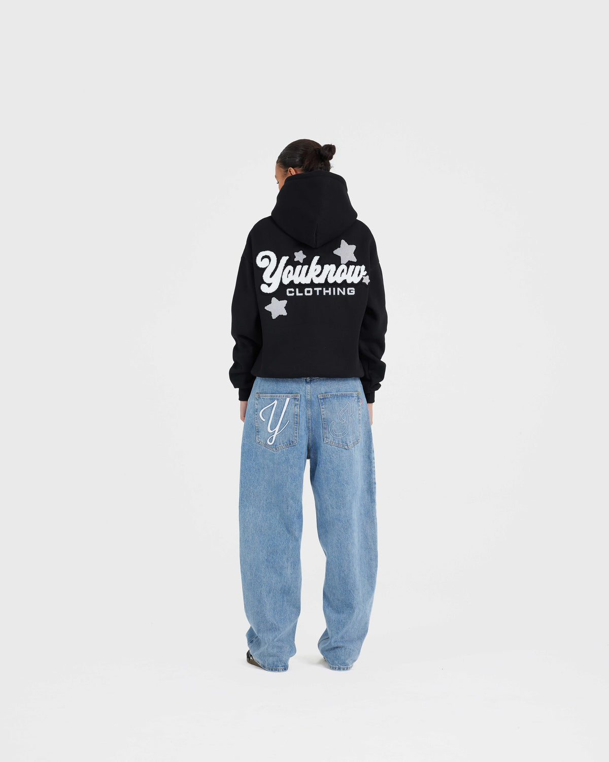 Starry Night Hoodie | Black-4