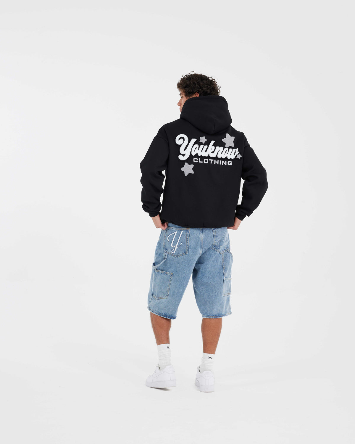 Starry Night Hoodie | Black-6