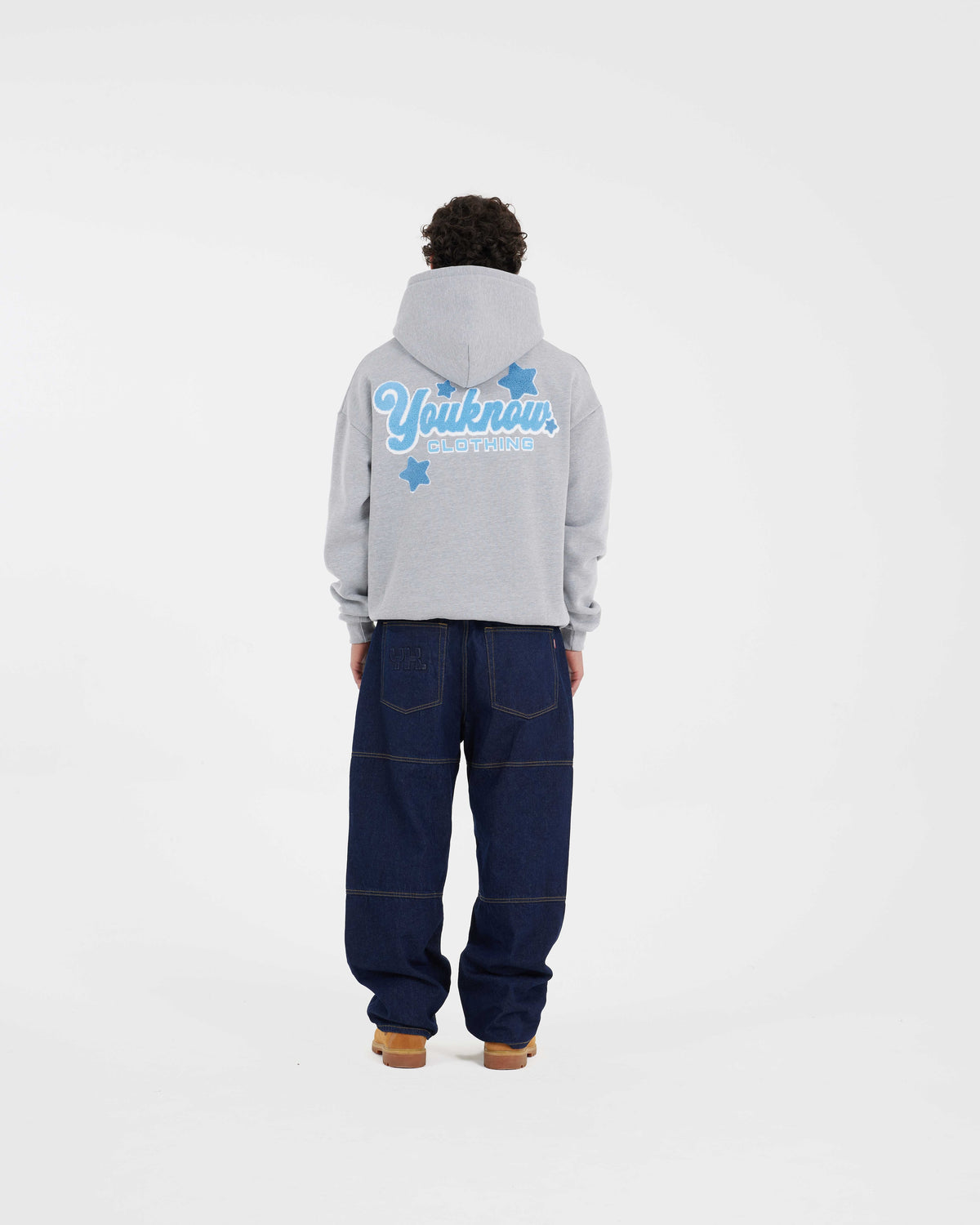 Starry Night Hoodie | Grey-5
