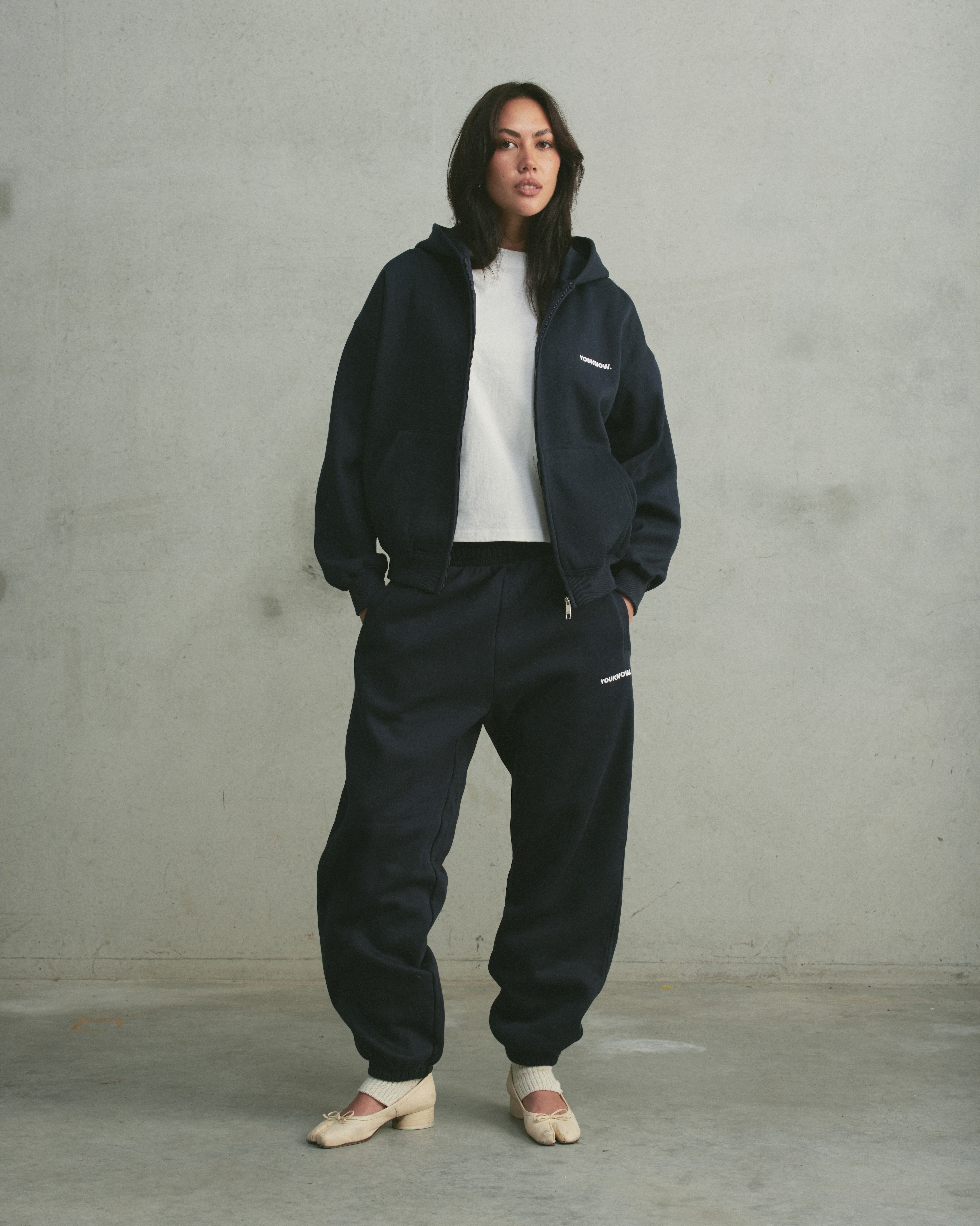 Core Cuffed Sweatpants | Navy-5