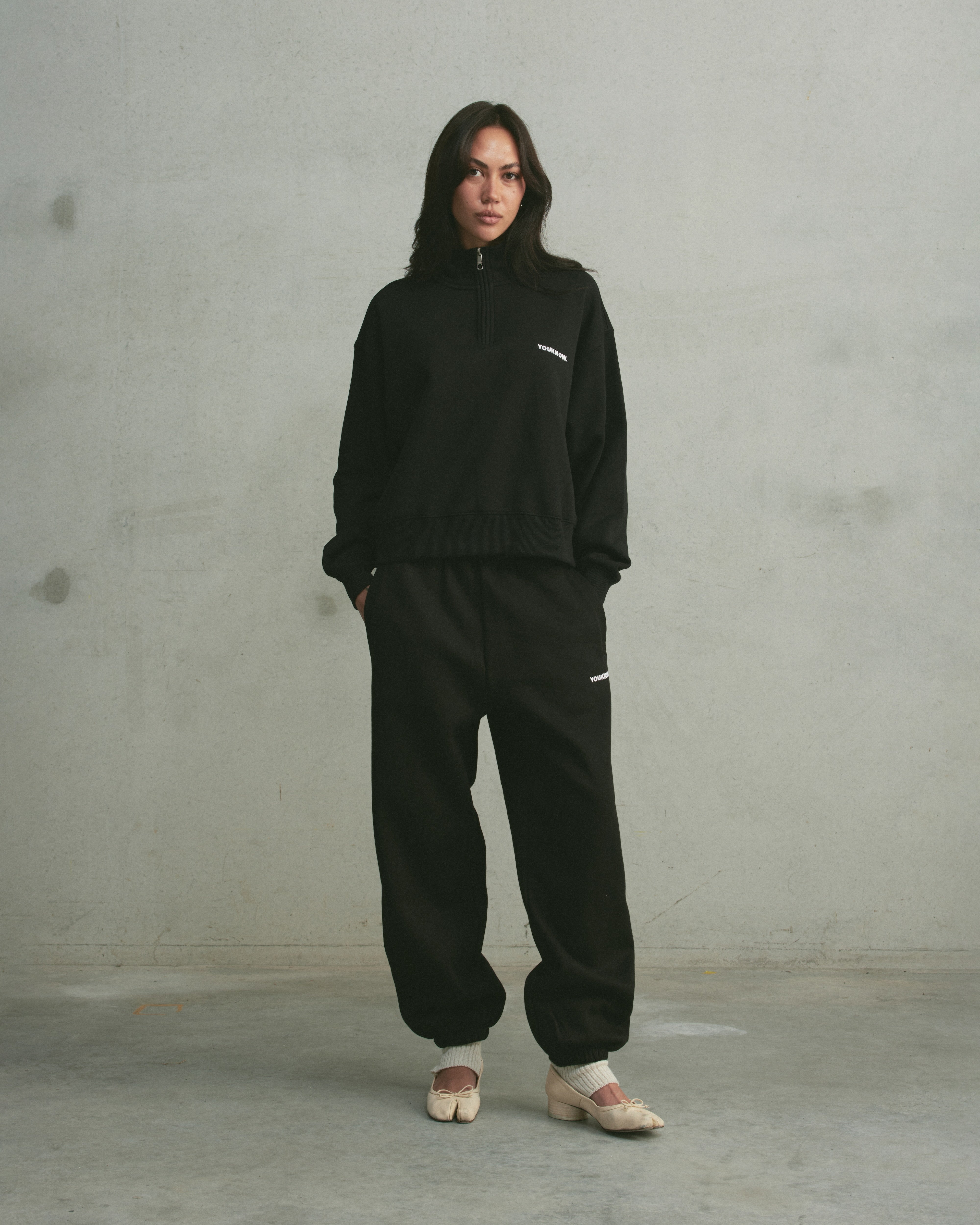 Core Cuffed Sweatpants | Black