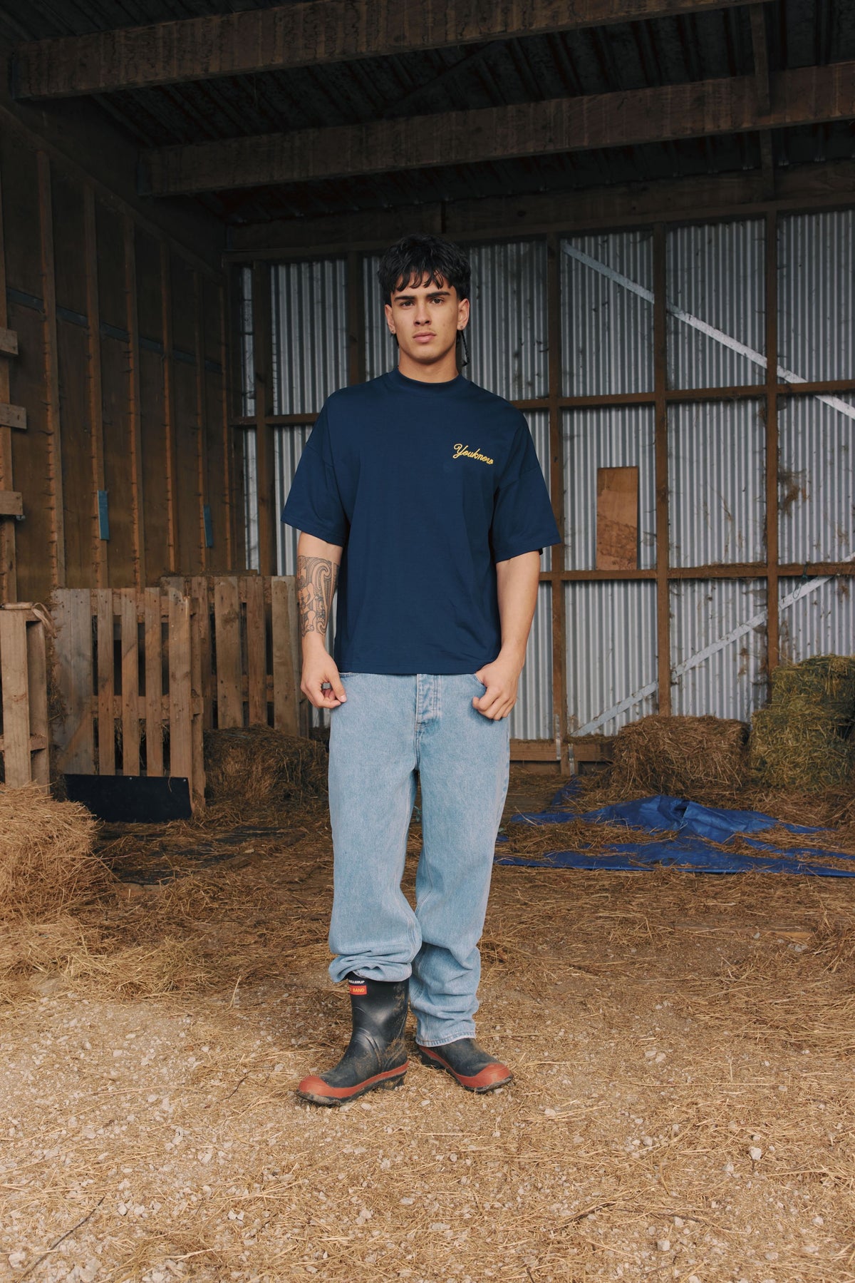 Edition Box Tee | Navy