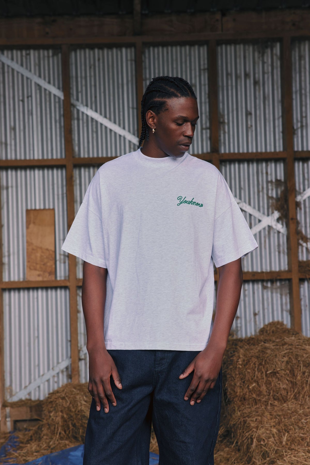 Edition Box Tee | White Marle-4
