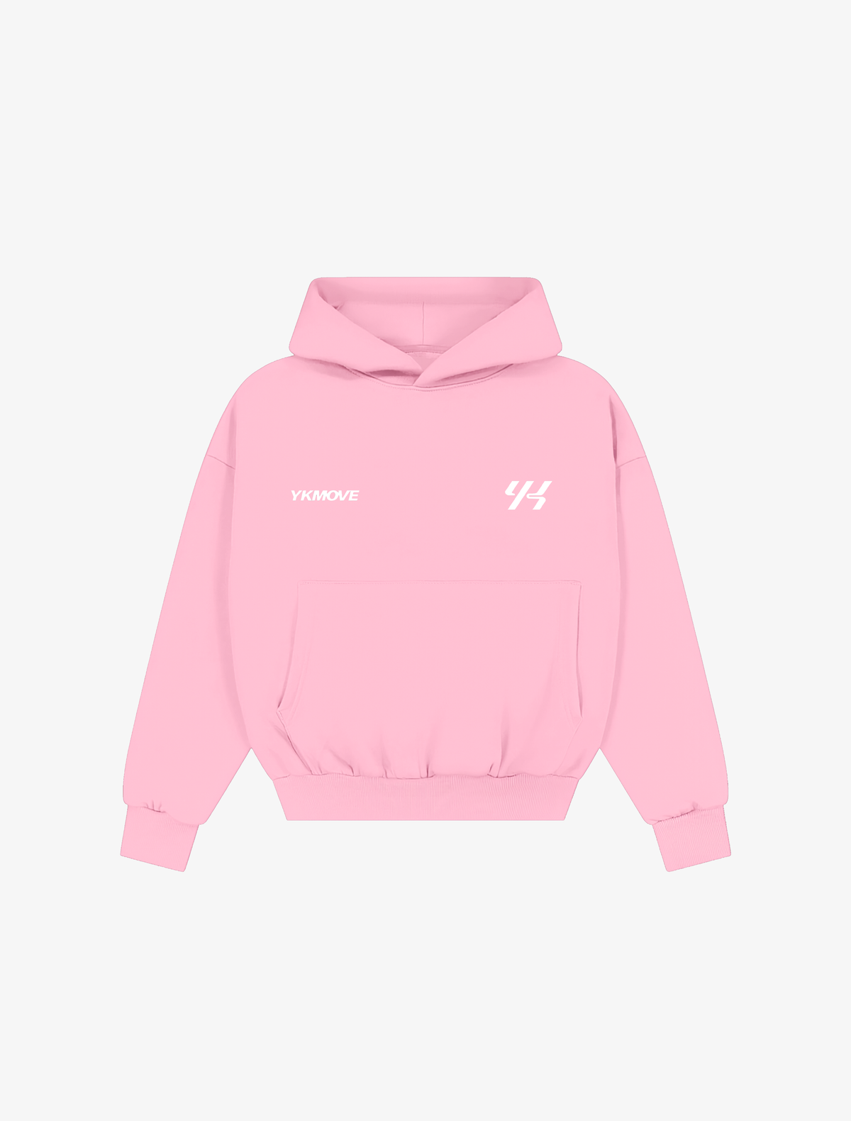 YK Move Stacking Days Hoodie | Pink-4