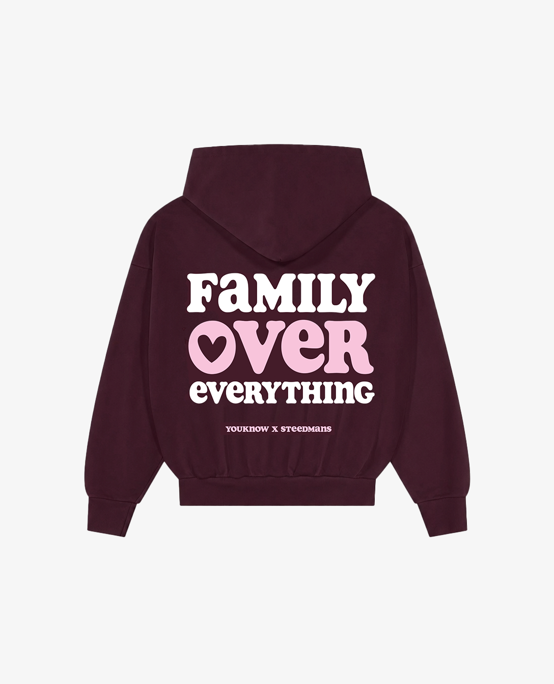 YK x Steedmans Hoodie | Burgundy
