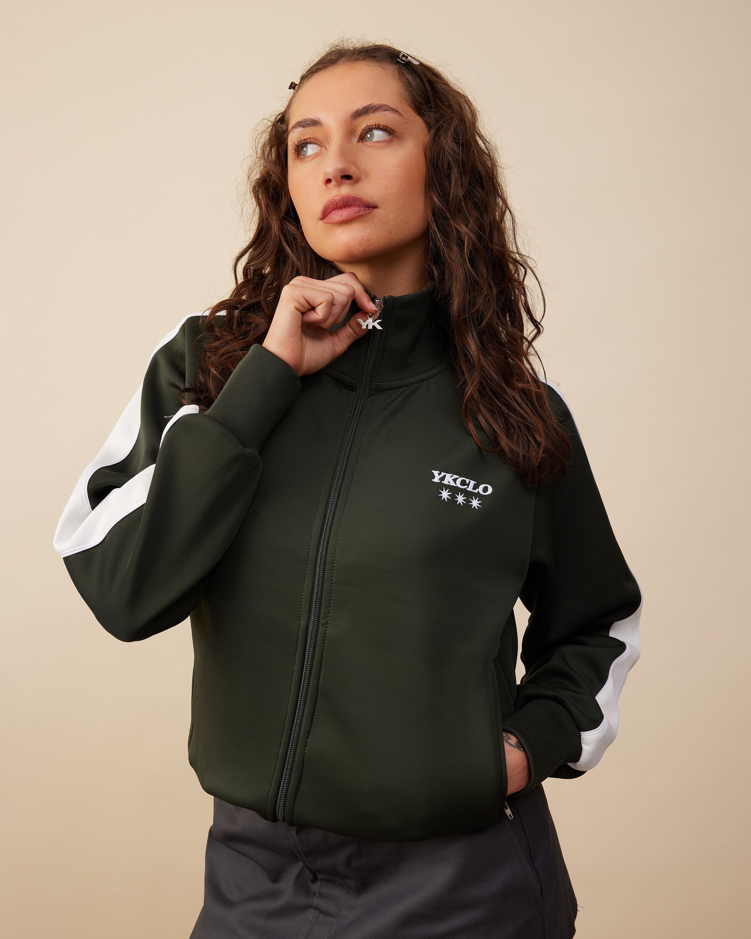 Track Jacket | Khaki – YOUKNOW. CLOTHING