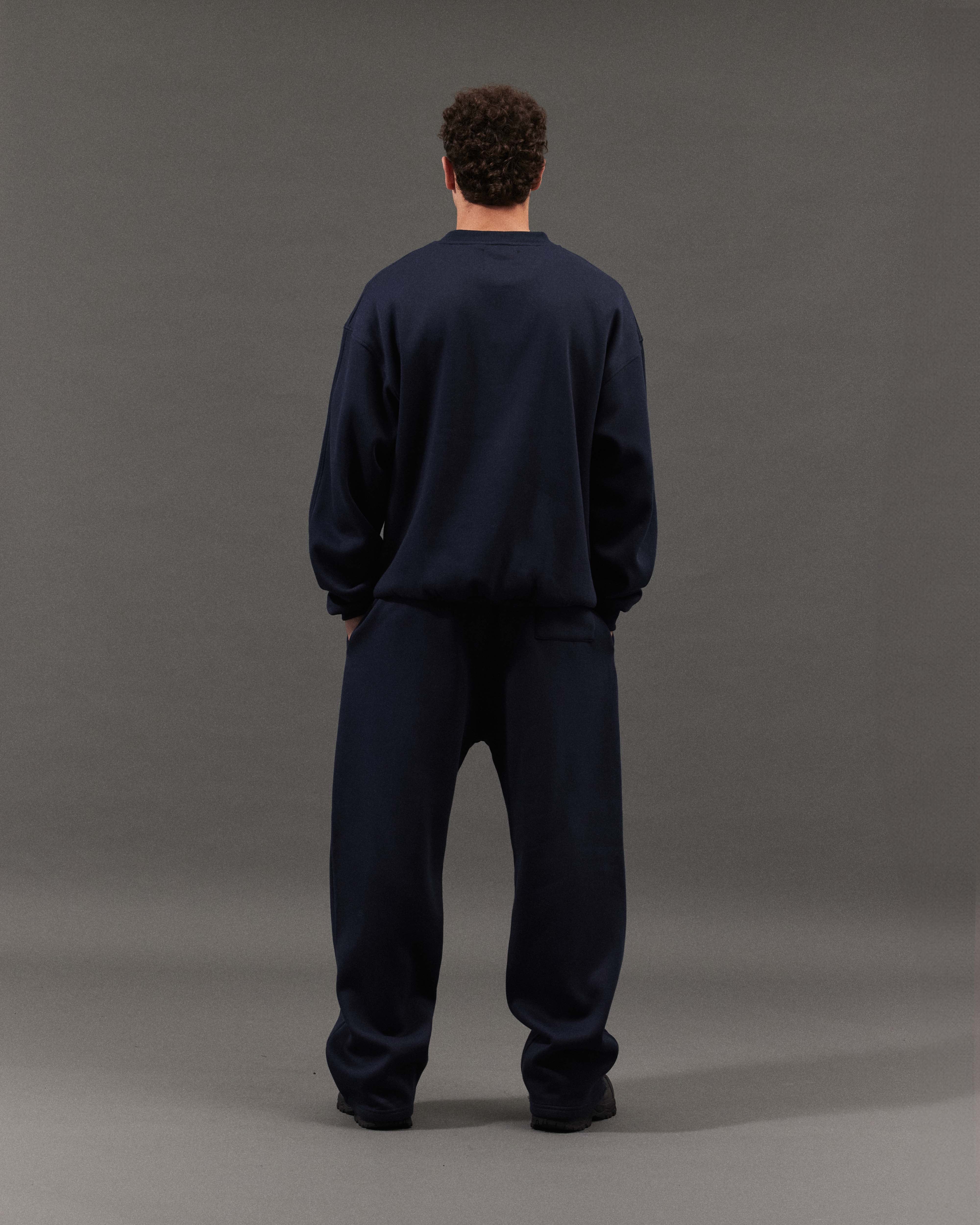 Block Crewneck | Navy