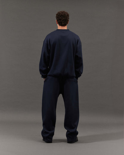 Block Crewneck | Navy