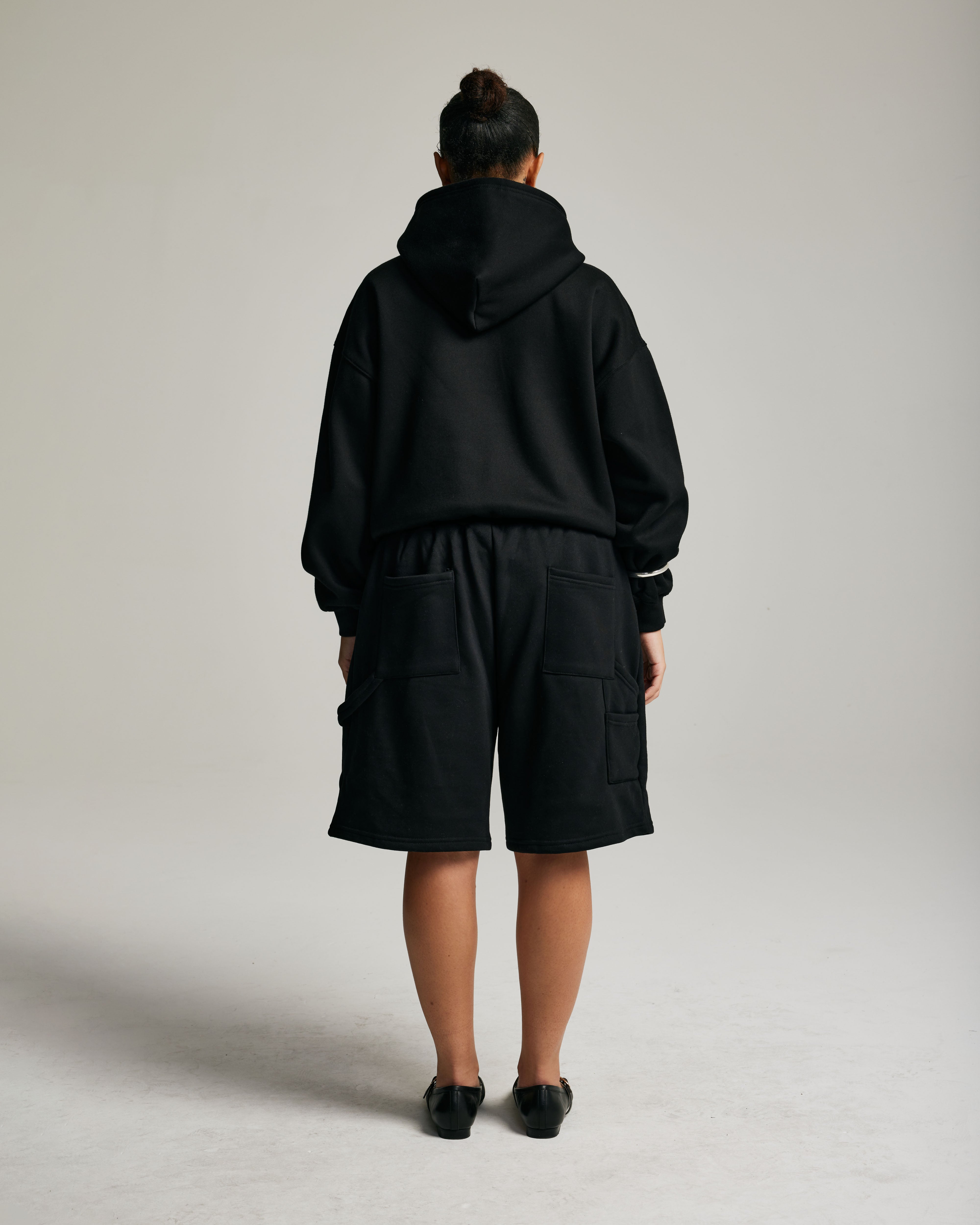 Core Oversized Shorts | Black – YOUKNOW. CLOTHING