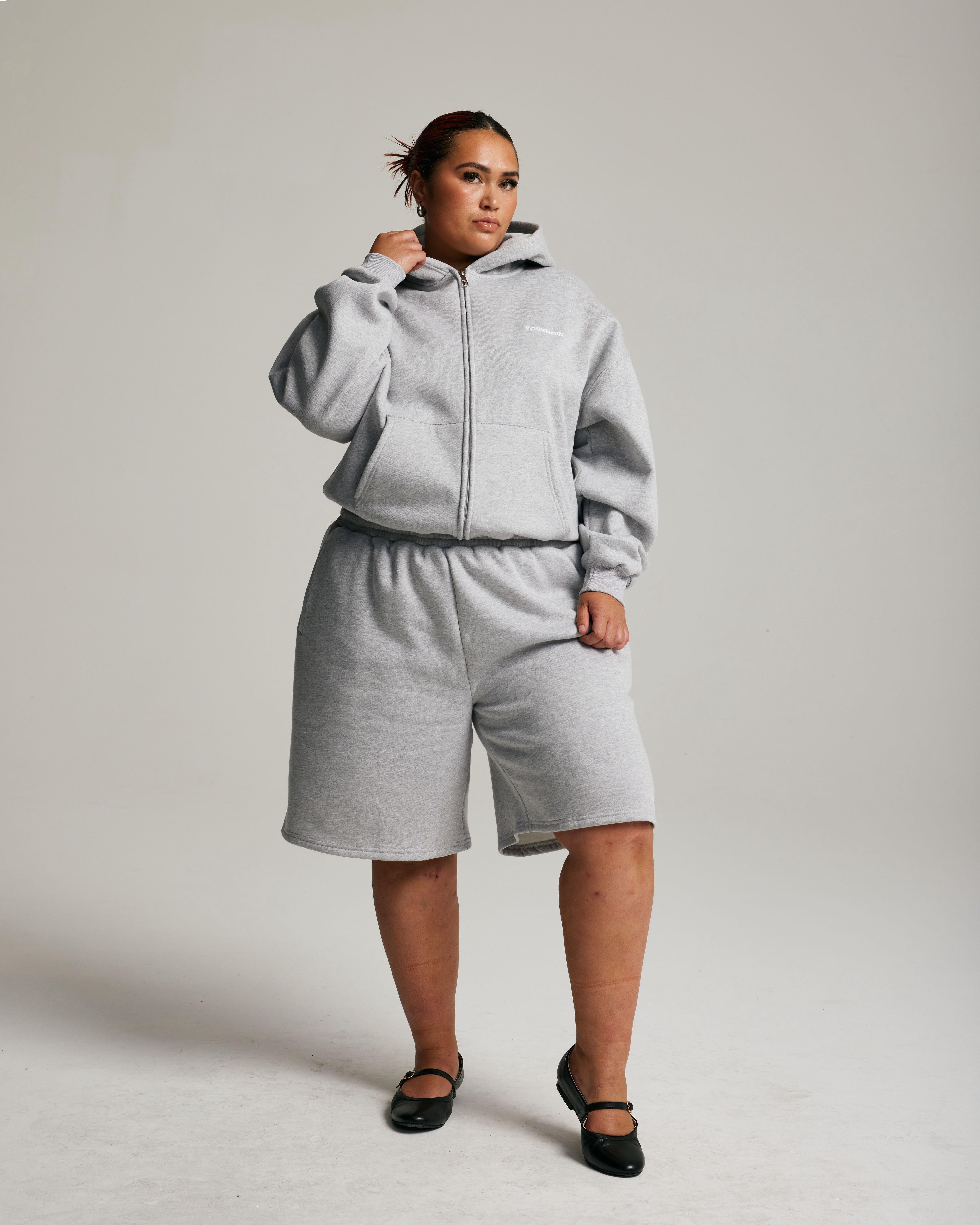 Core Zip Up Hoodie | Heather Grey – YOUKNOW. CLOTHING