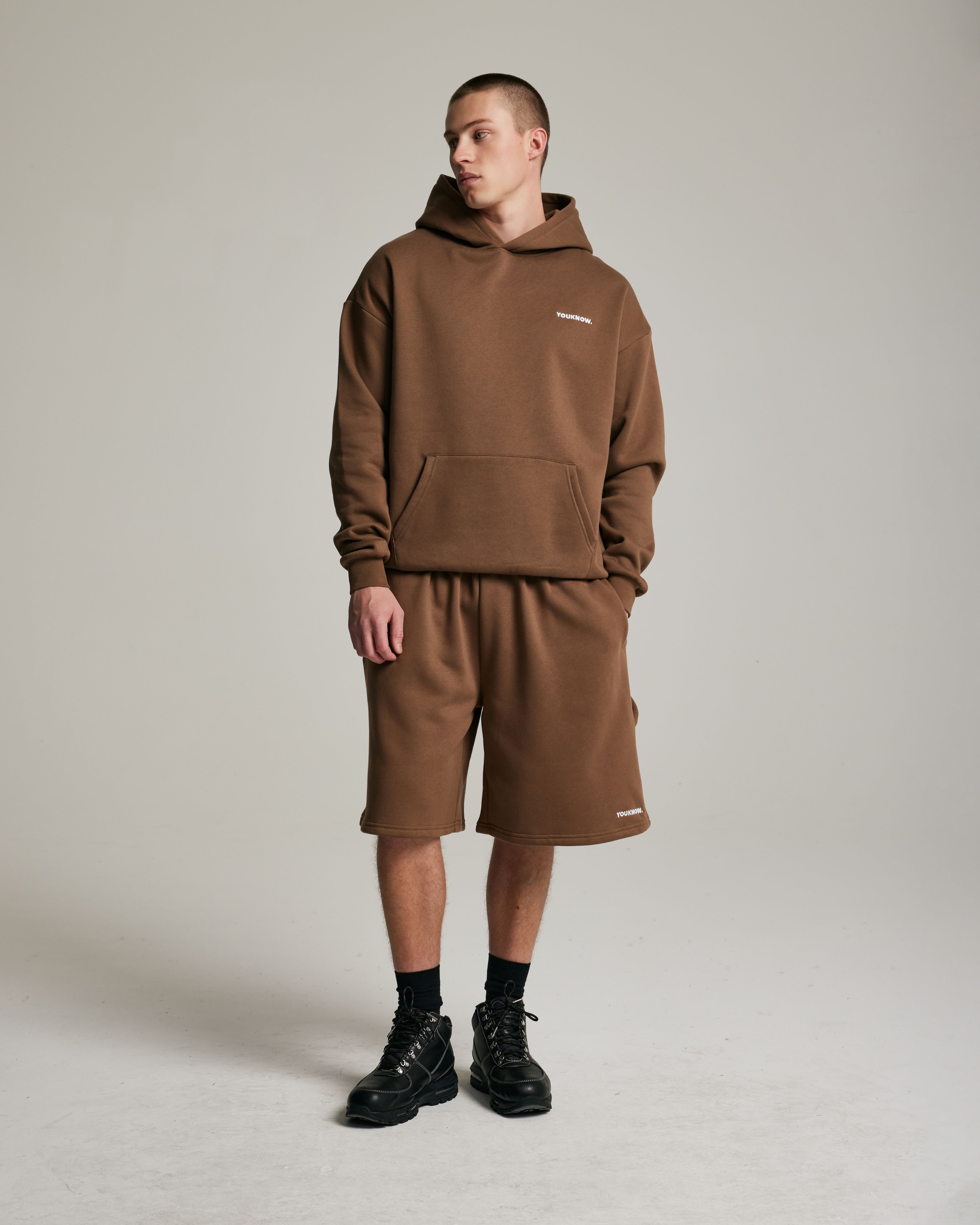 Core Oversized Shorts | Latte