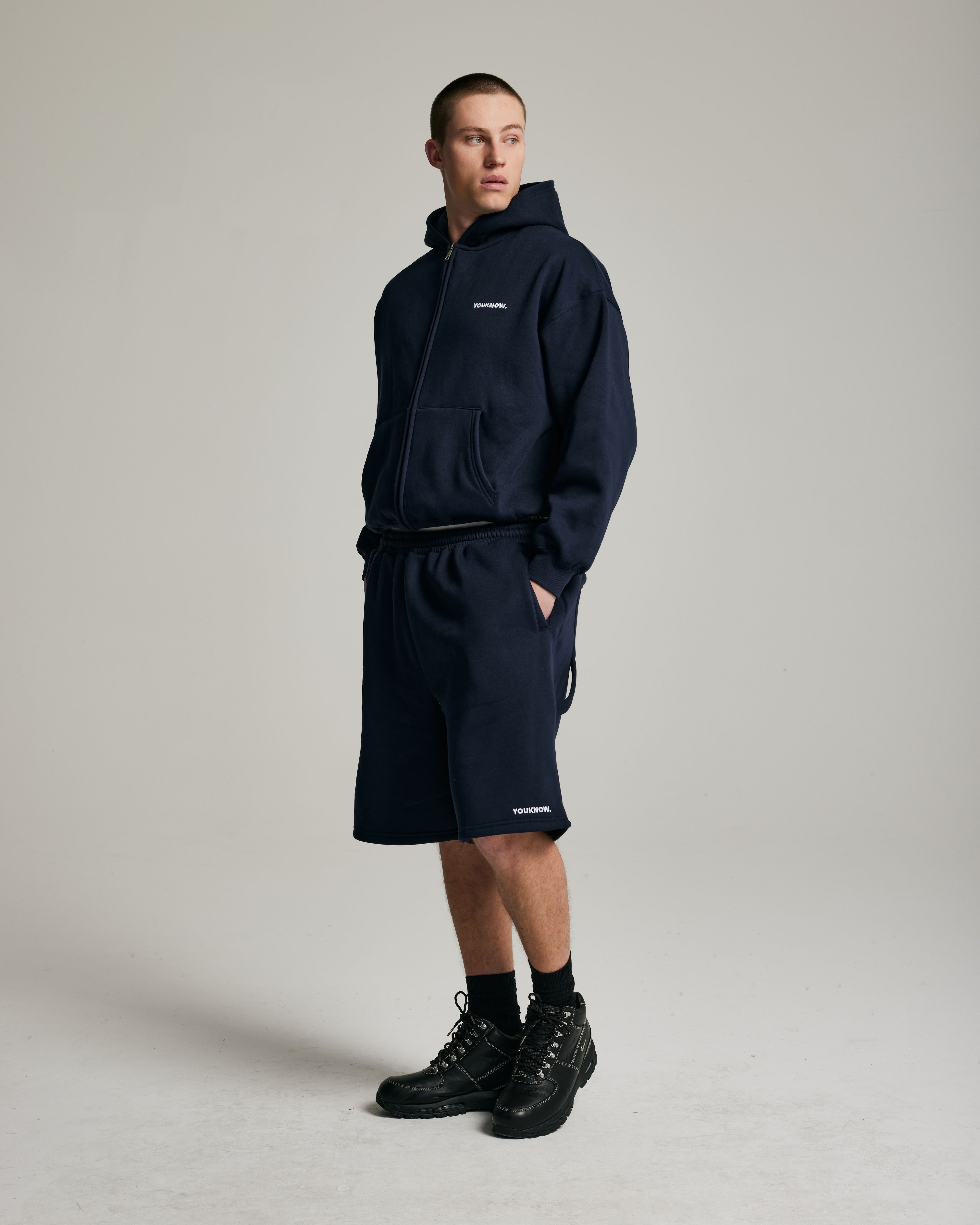 Core Zip Up Hoodie | Navy – YOUKNOW. CLOTHING