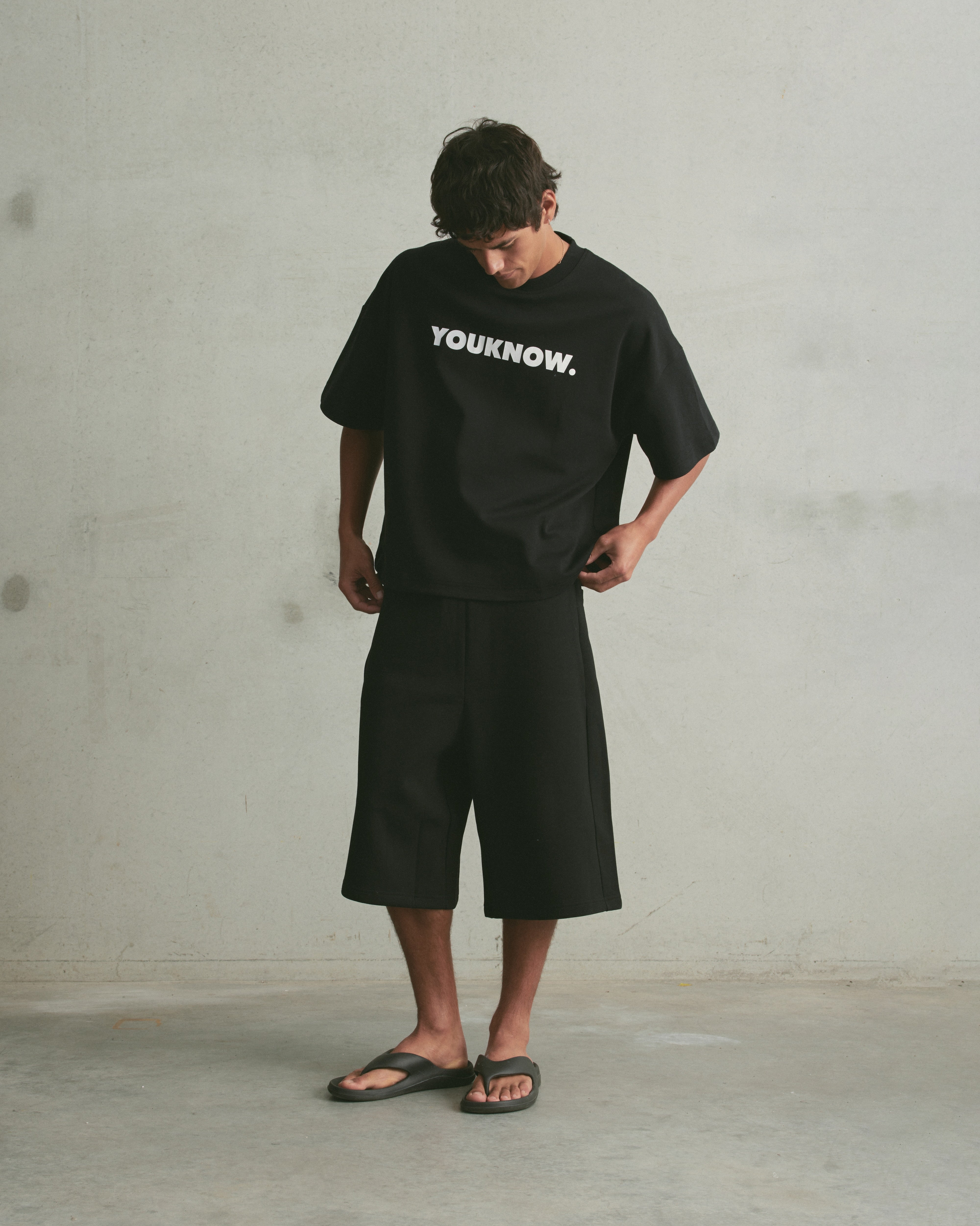 Block Tee | Black-6