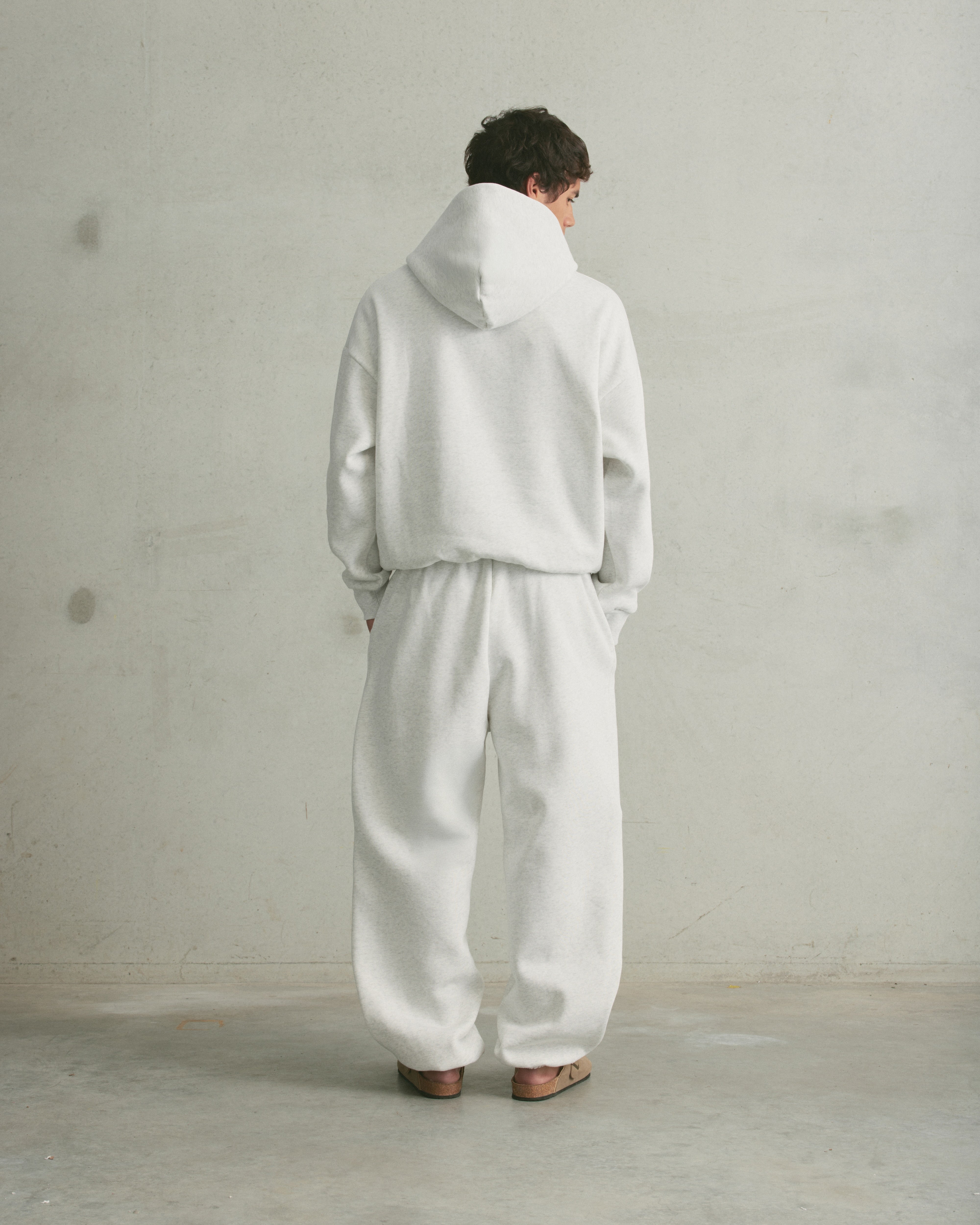 Core Standard Hoodie | White Marle – YOUKNOW. CLOTHING