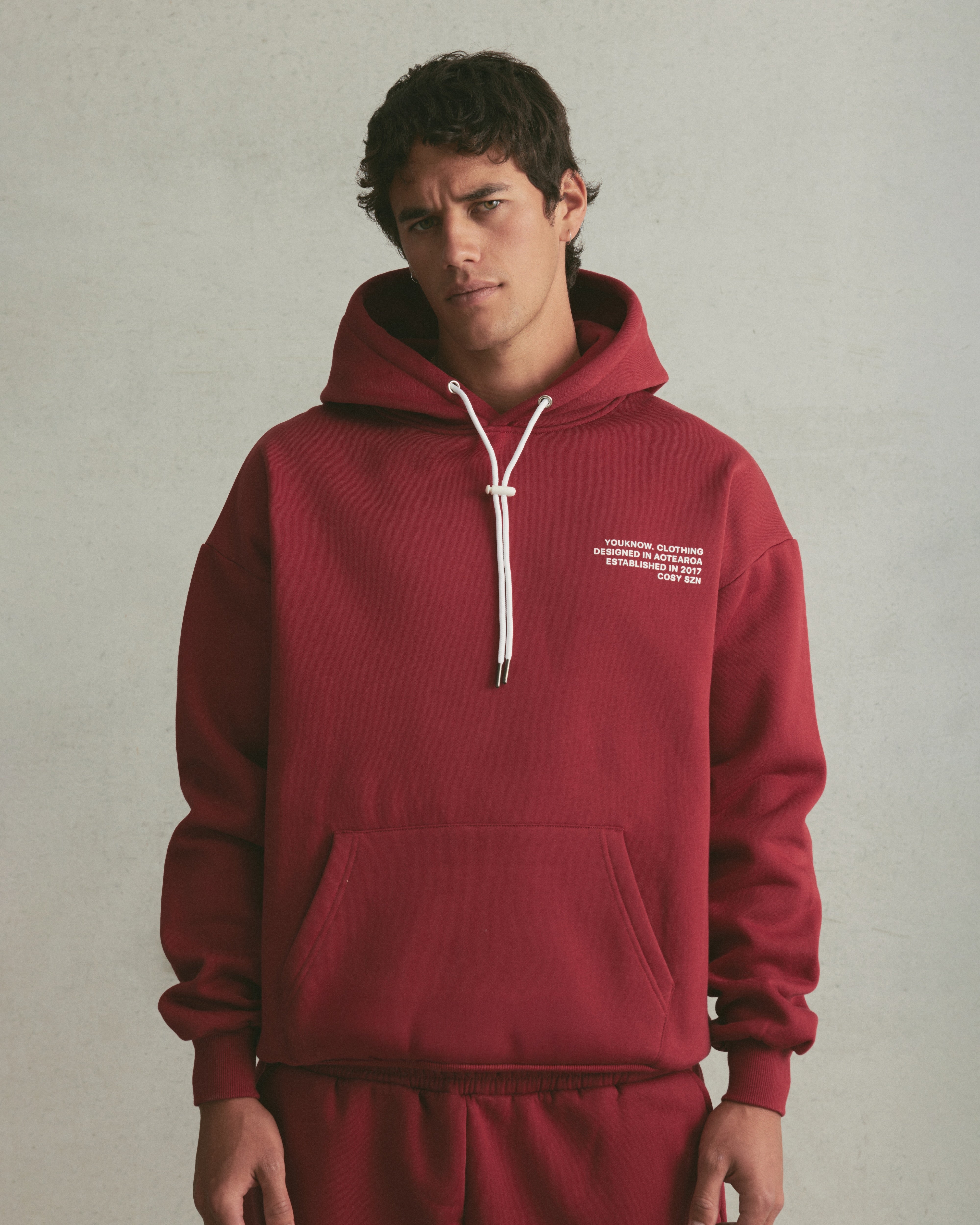 Cosyszn Hoodie | Maroon – YOUKNOW. CLOTHING
