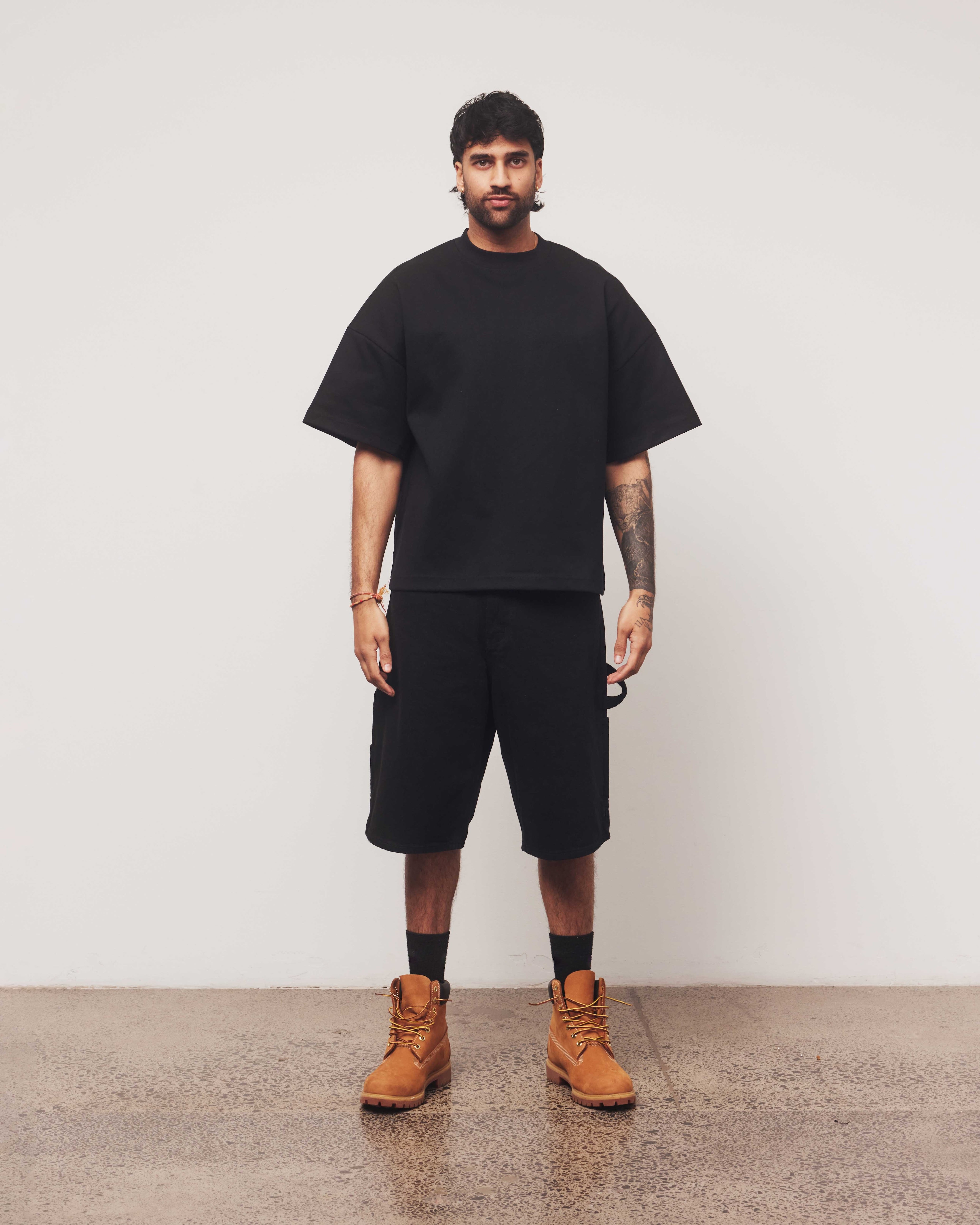 Denim Jorts | Black