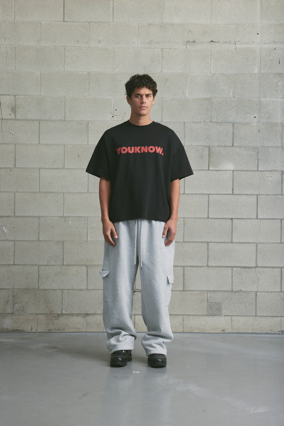 Block Tee 2.0 | Black/Red