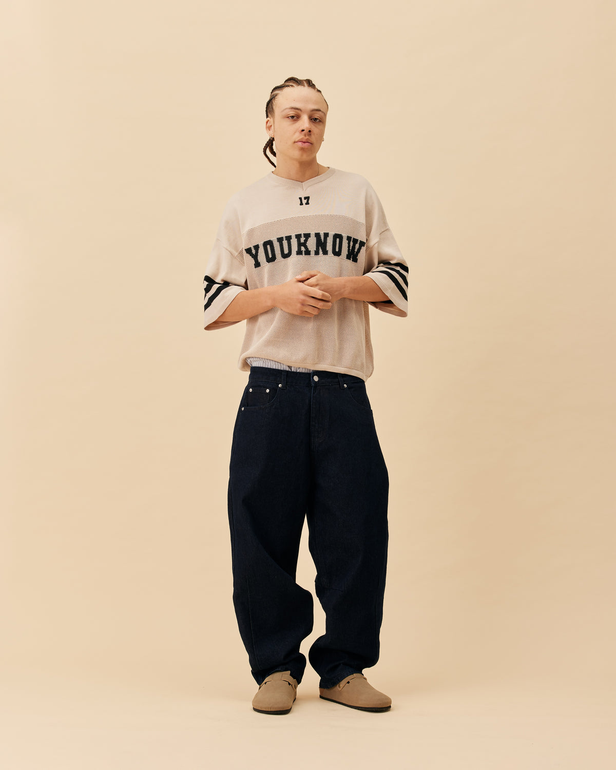 American Football Knit Jersey | Cloud Cream-4