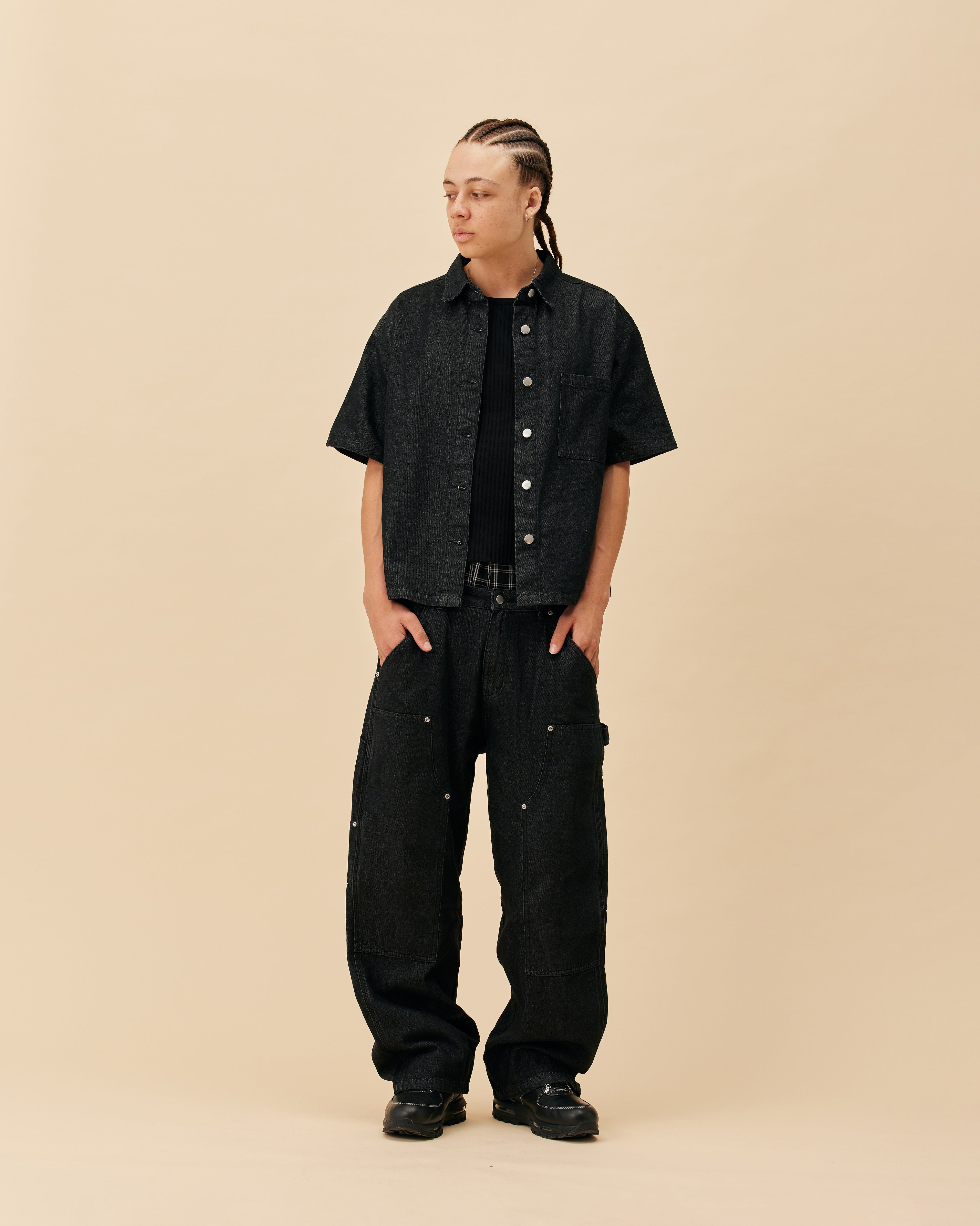 Carpenter Shirt | Washed Black – YOUKNOW. CLOTHING
