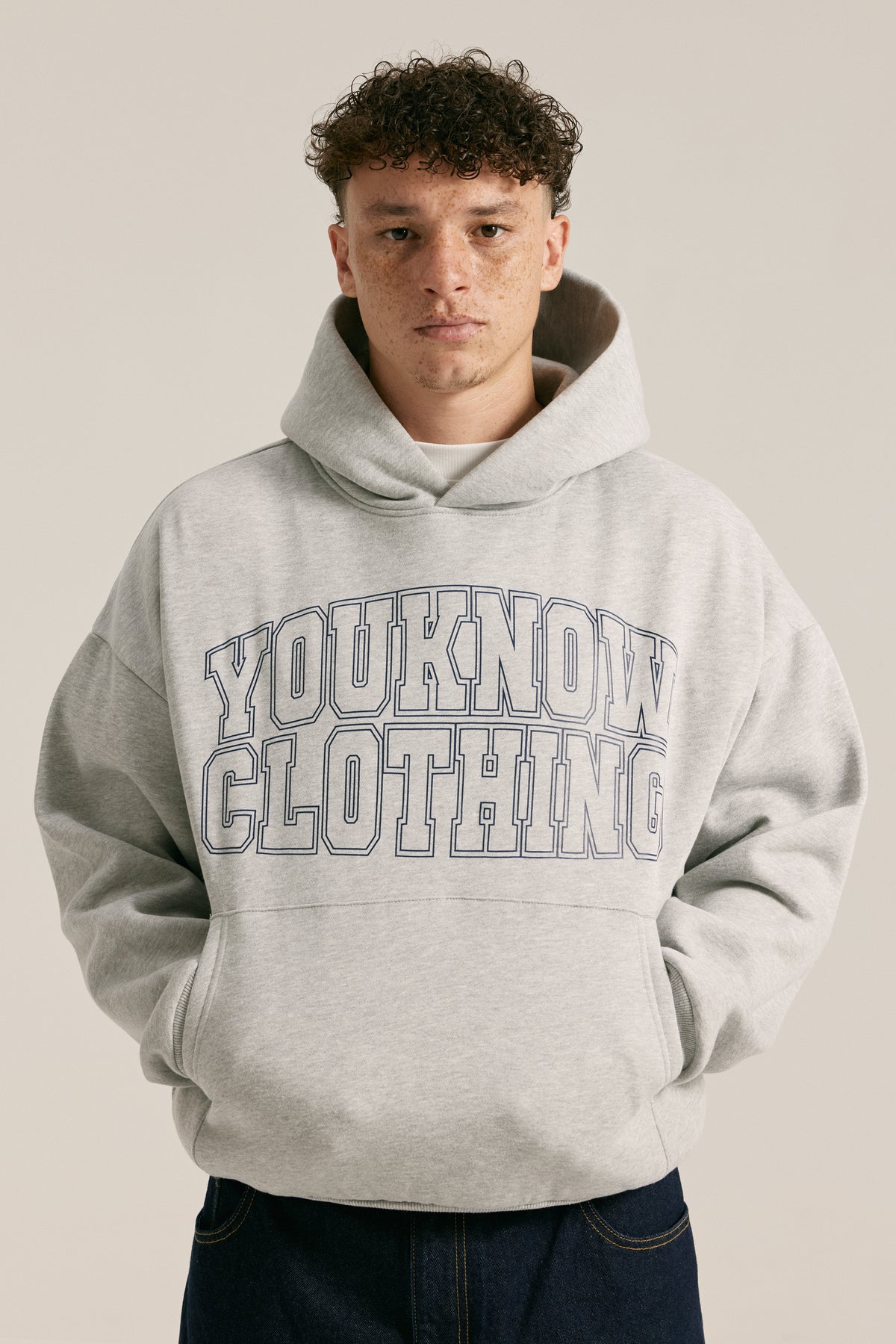 Varsity Hoodie | GREY MARLE-2