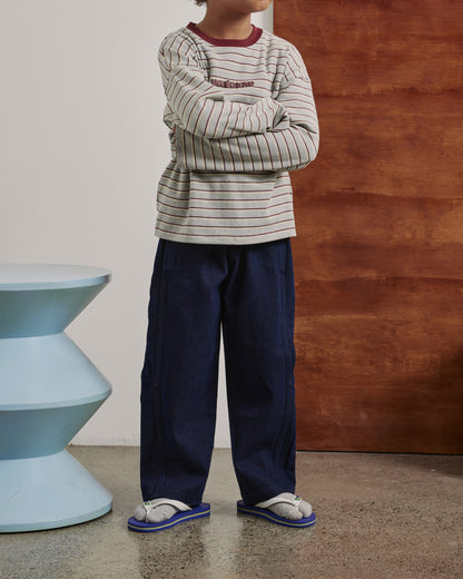 Kids Barrel Leg Jeans | Indigo Denim