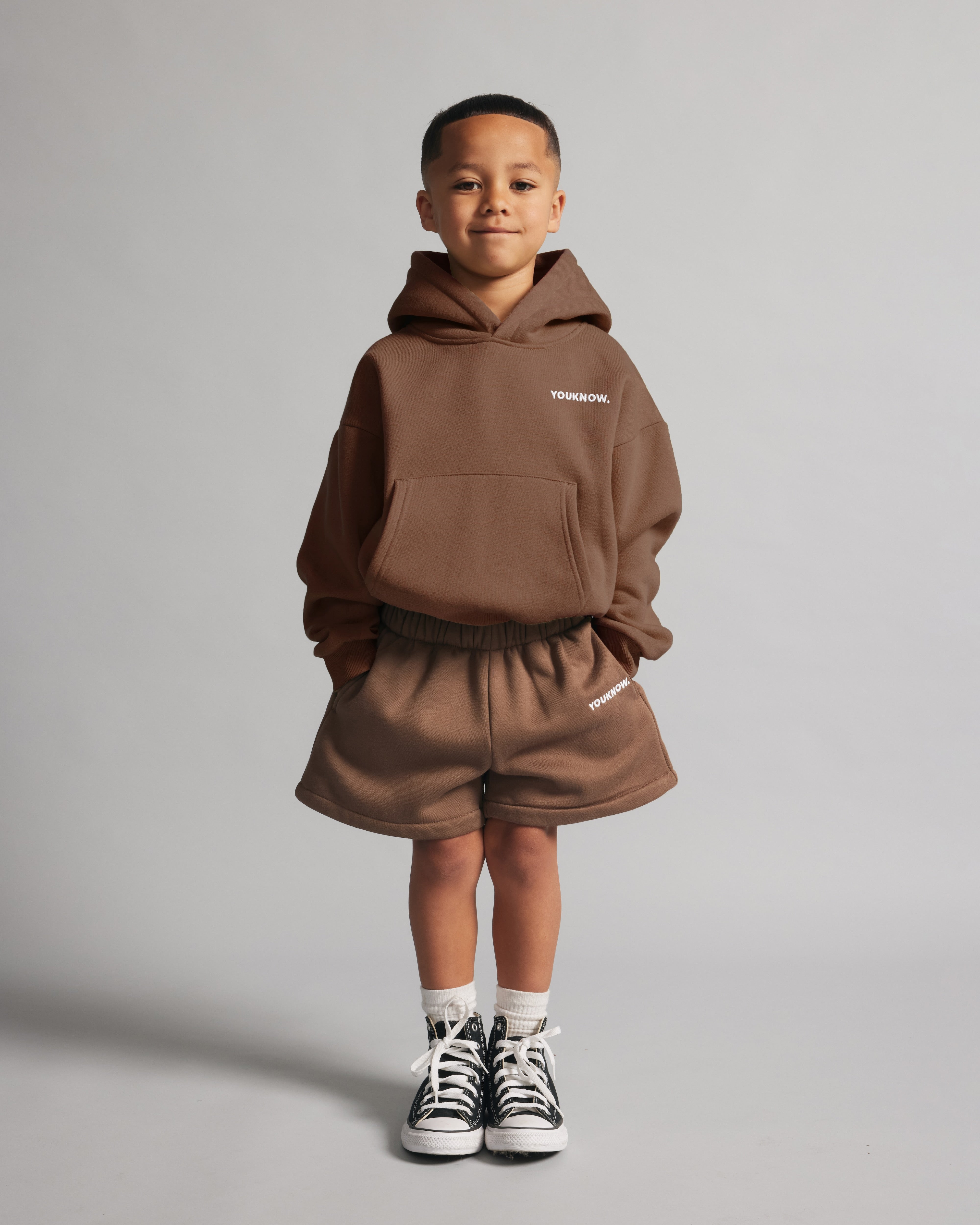 Kids Core Shorts | Latte