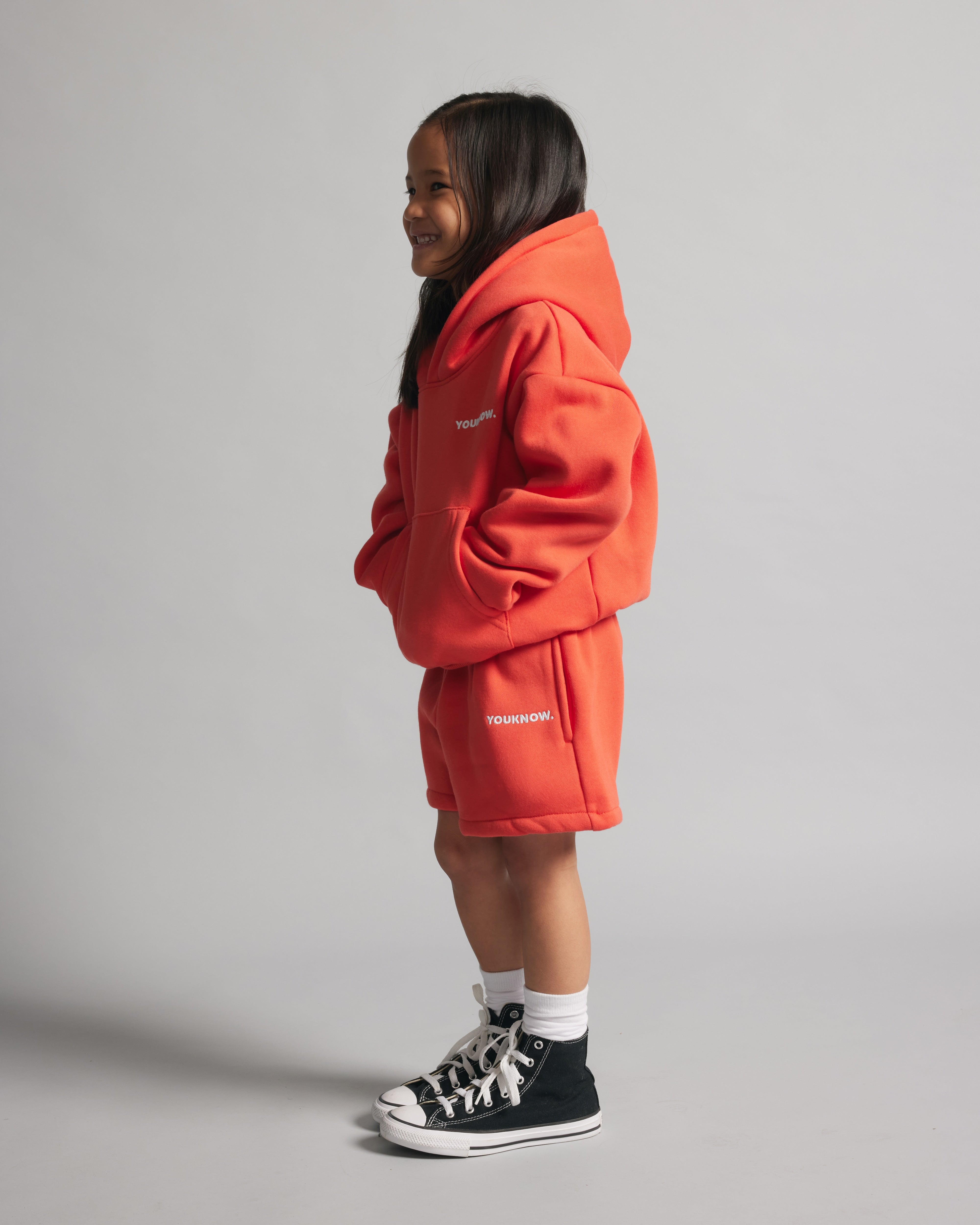 Kids Core Shorts | Persimmon-5