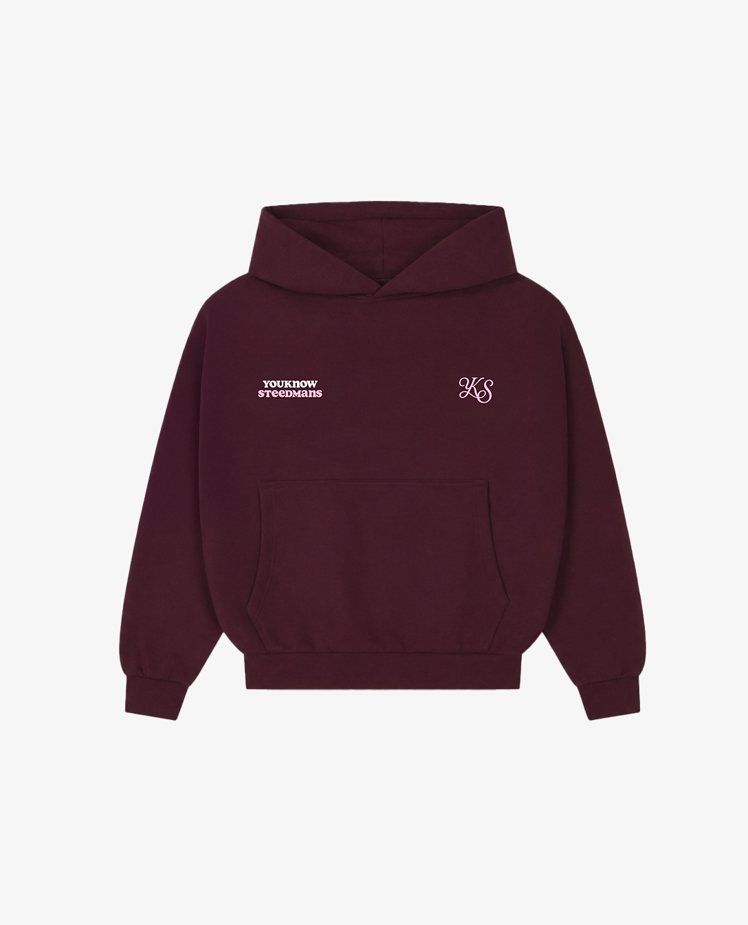 YK x Steedmans Hoodie | Burgundy