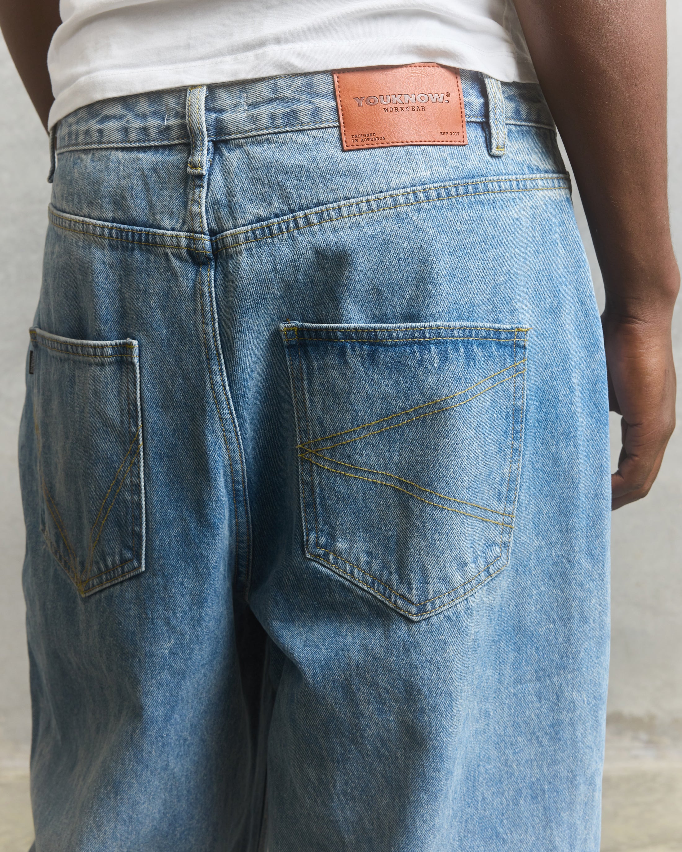 Veteran Baggy Jeans | Light Blue-2