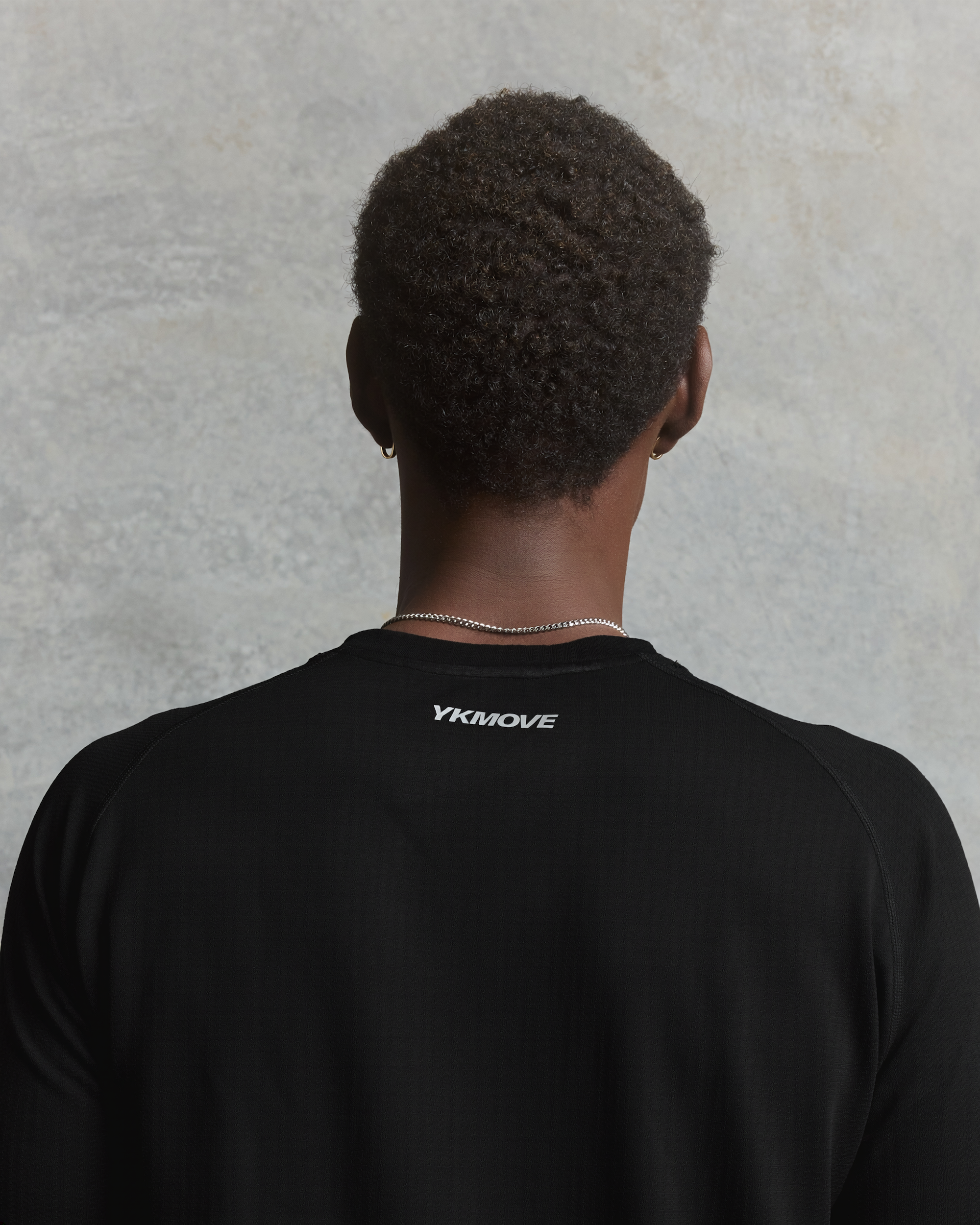 YK Move Fitted LS Tee | Black-4