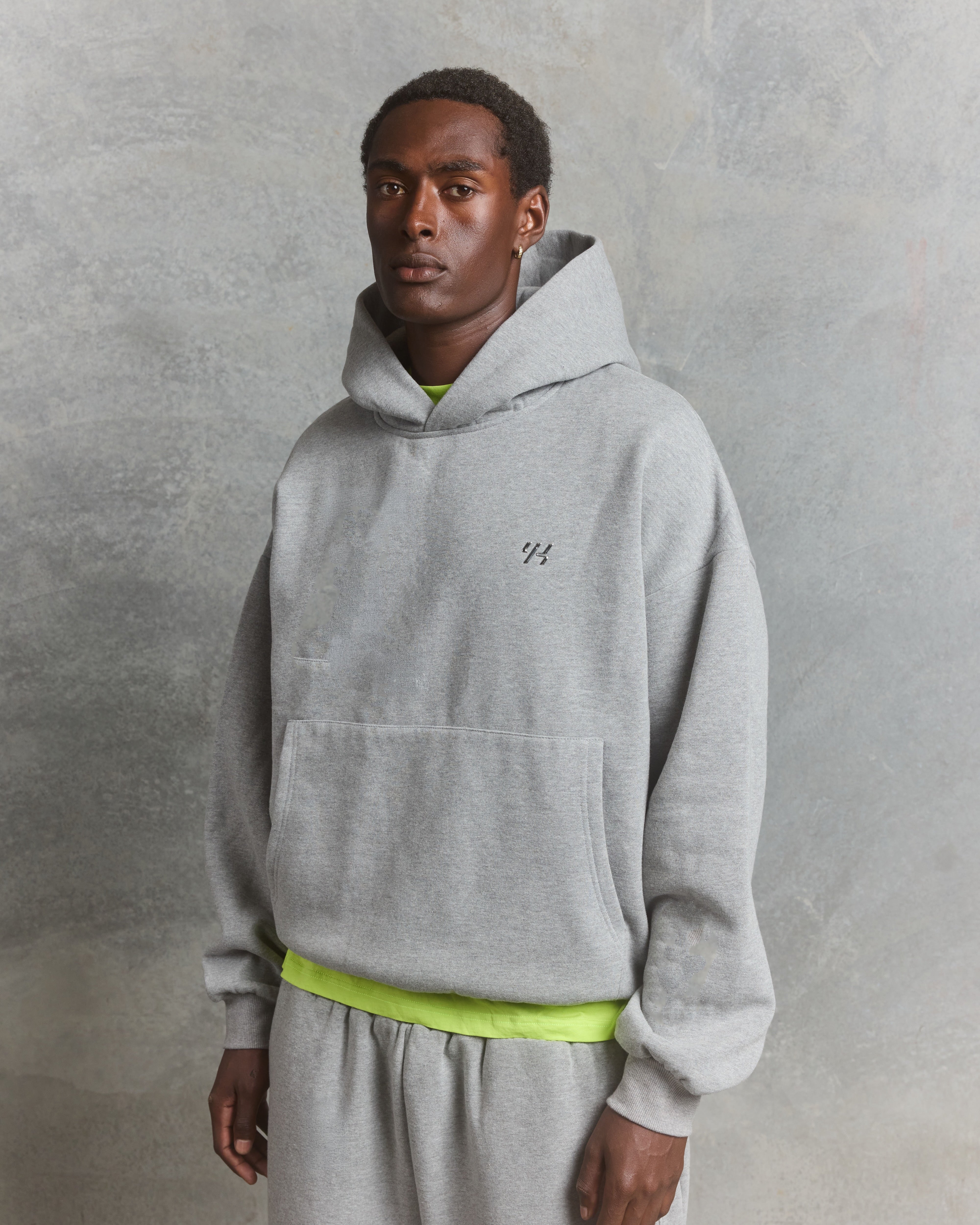 YK Move Reset Hoodie | Grey Marle