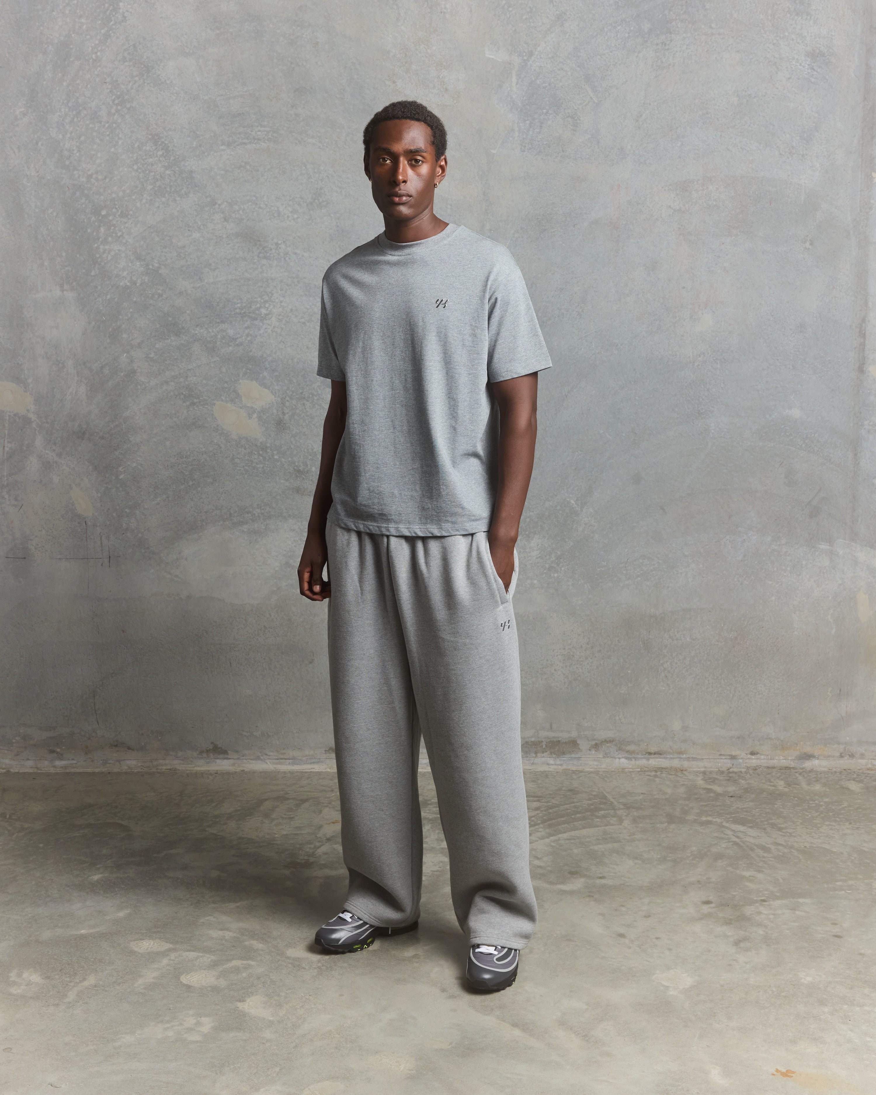 YK Move Reset Tee | Charcoal Marle-3