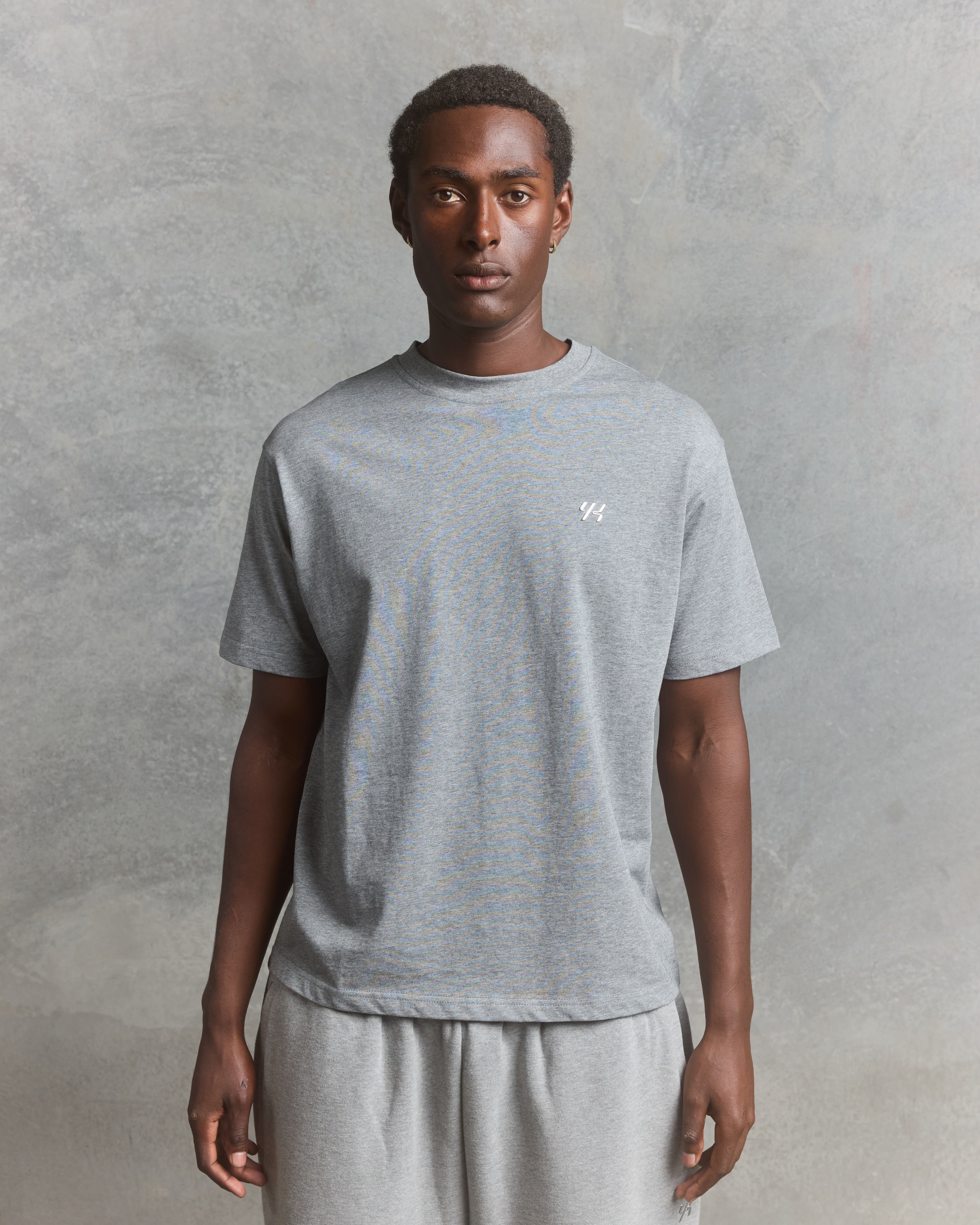 YK Move Reset Tee | Charcoal Marle
