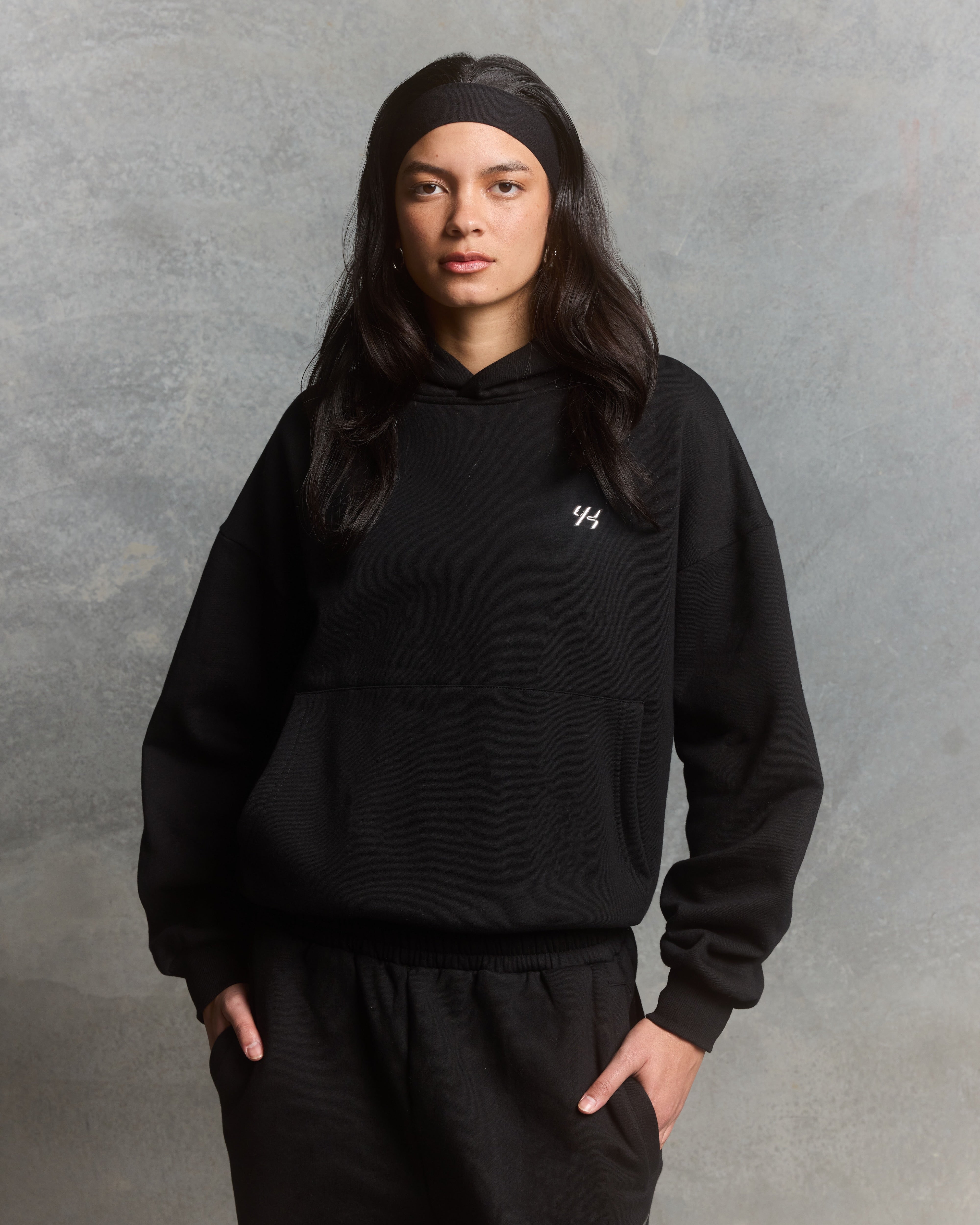 YK Move Reset Hoodie | Black-5