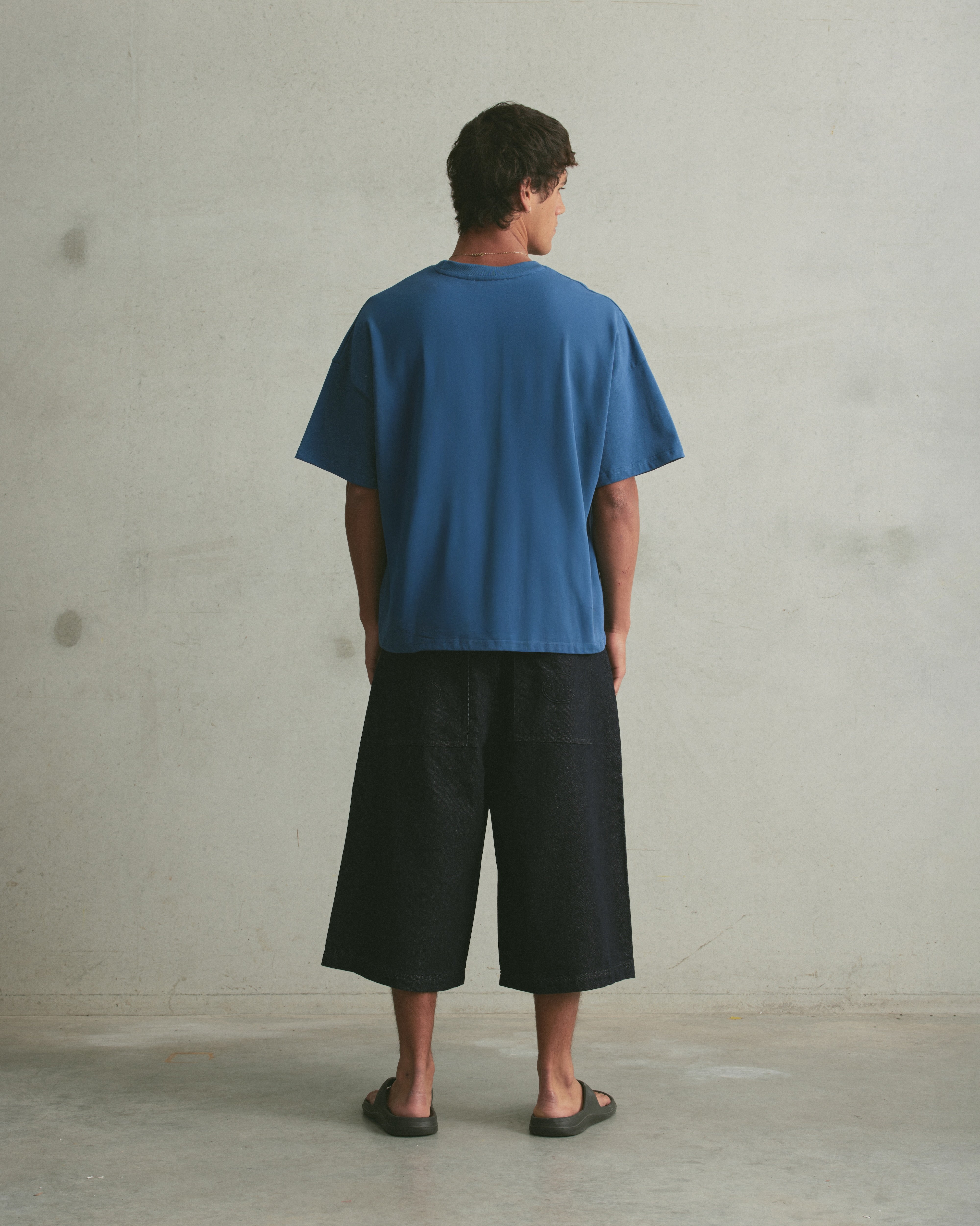 Puff Print Box Tee | Ocean Blue – YOUKNOW. CLOTHING