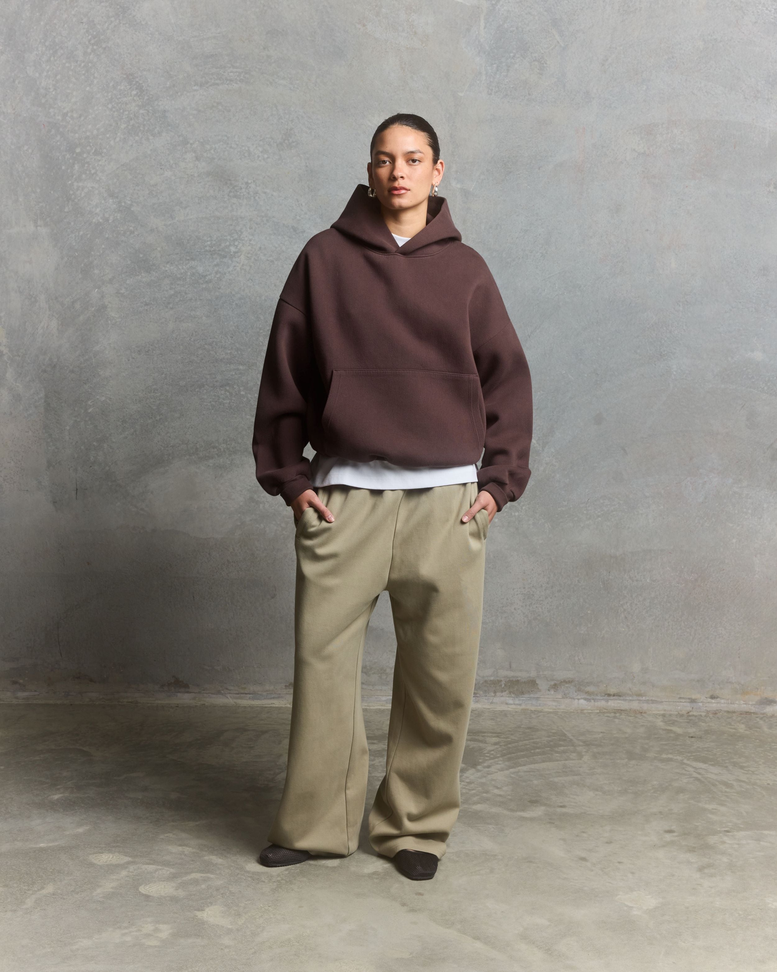 Nothing Form Hoodie | Coffee Bean-3