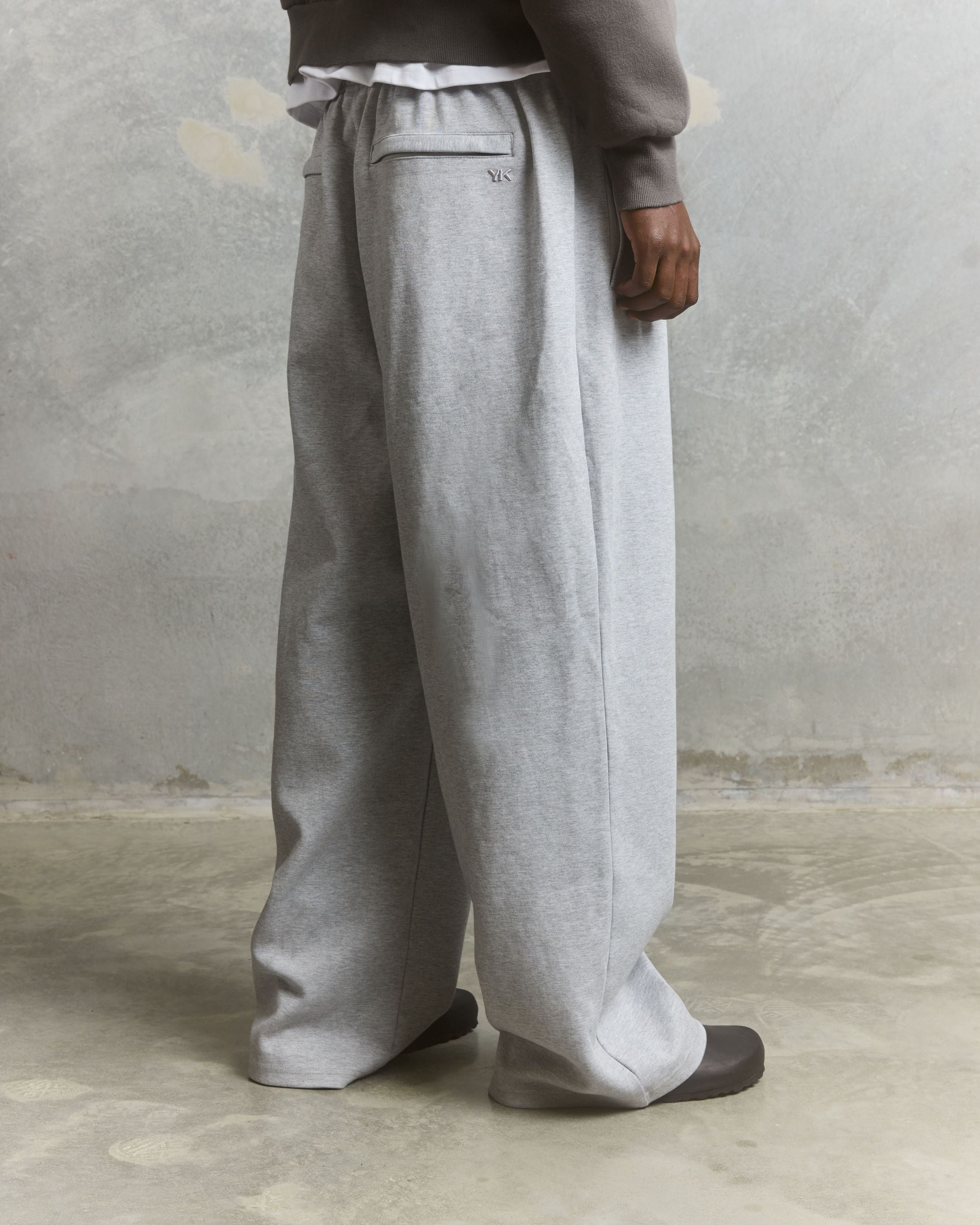 Nothing 400 Wide Leg Sweatpants | Heather Grey-3