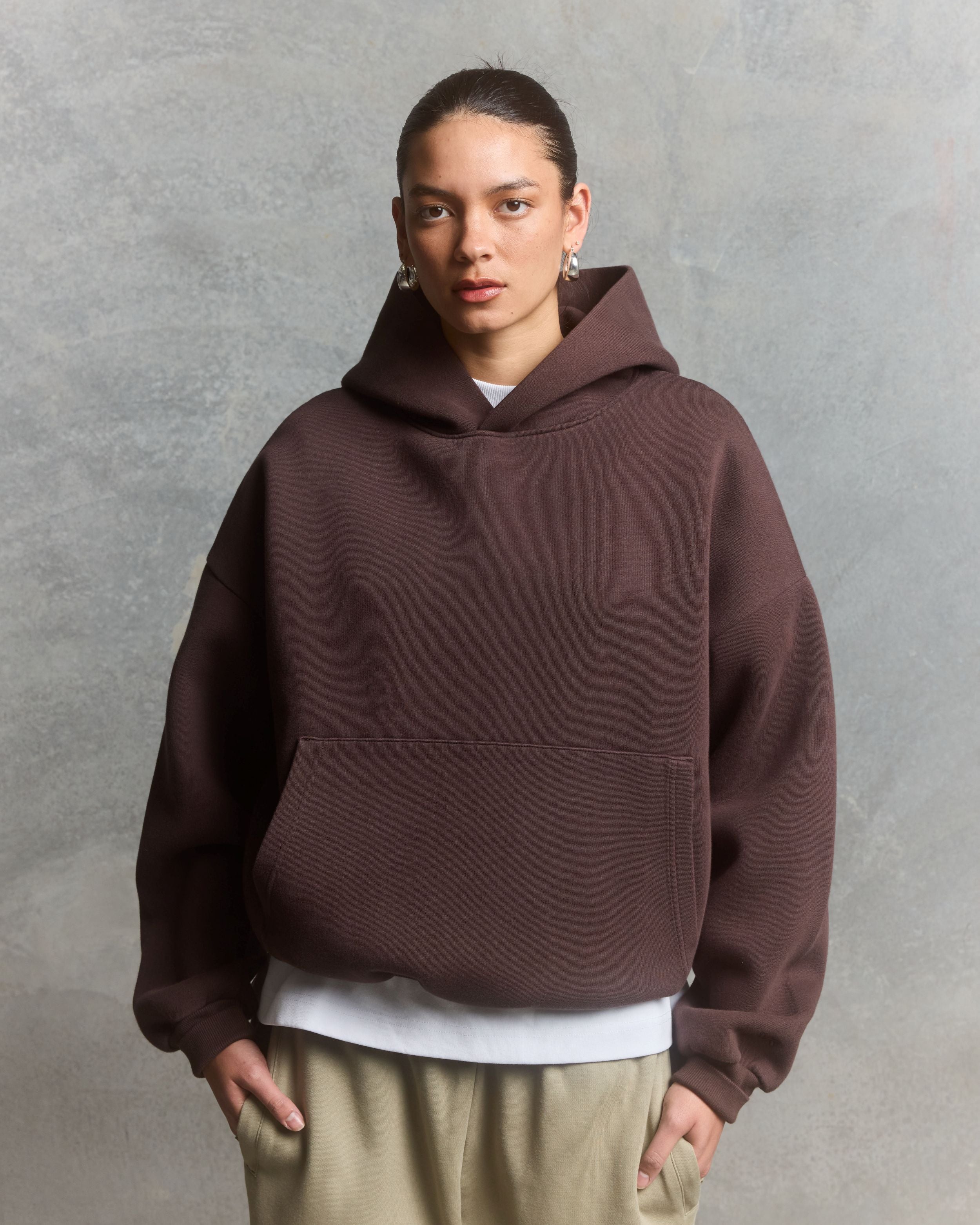 Nothing Form Hoodie | Coffee Bean-2