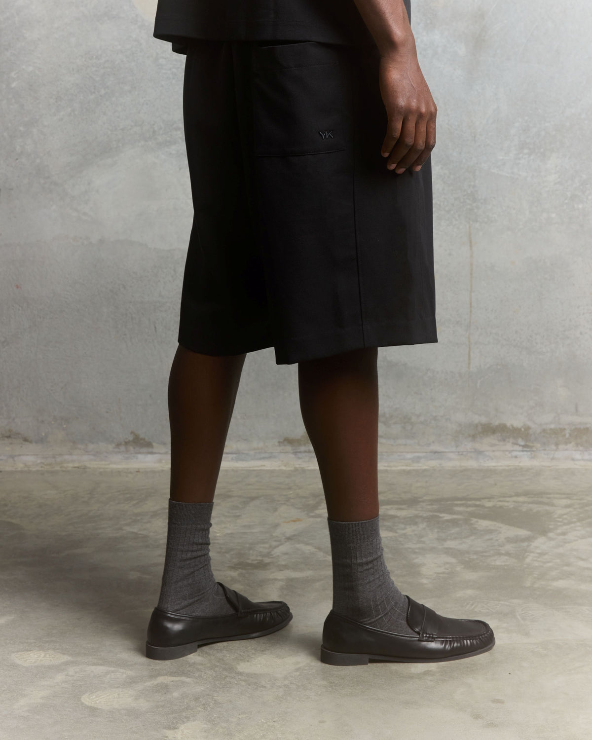 Nothing Draped Pleated Shorts | Tar-3
