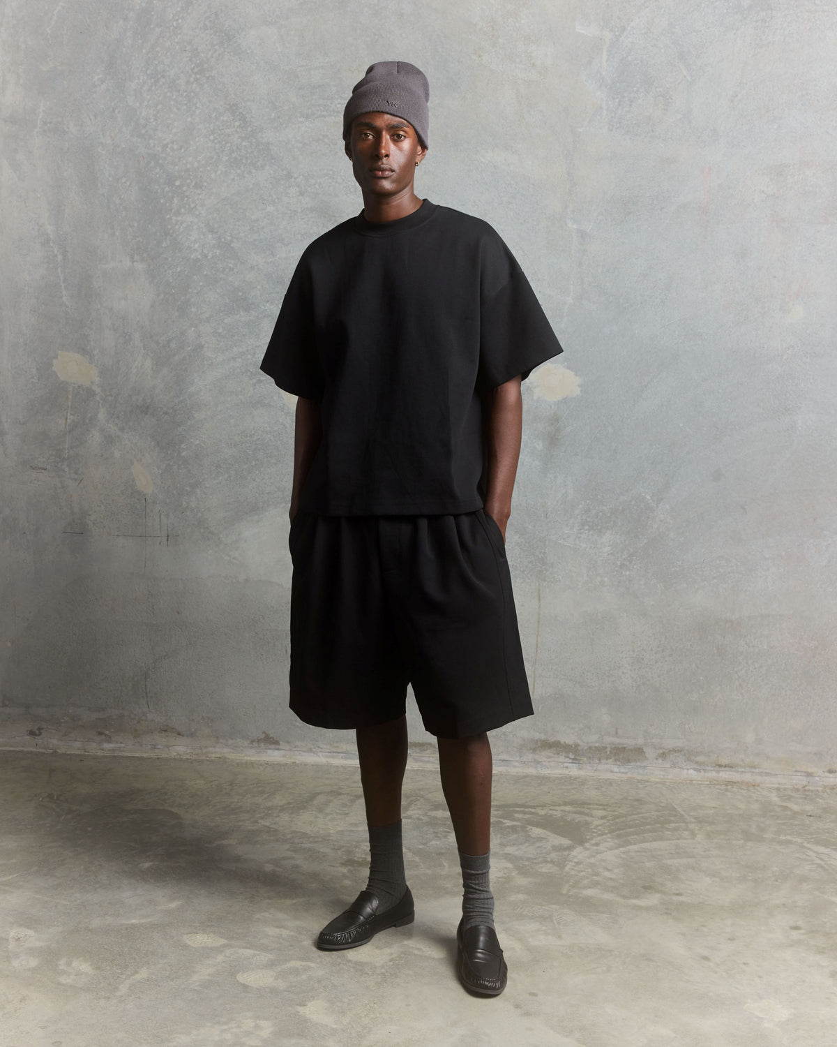 Nothing Draped Pleated Shorts | Tar-4