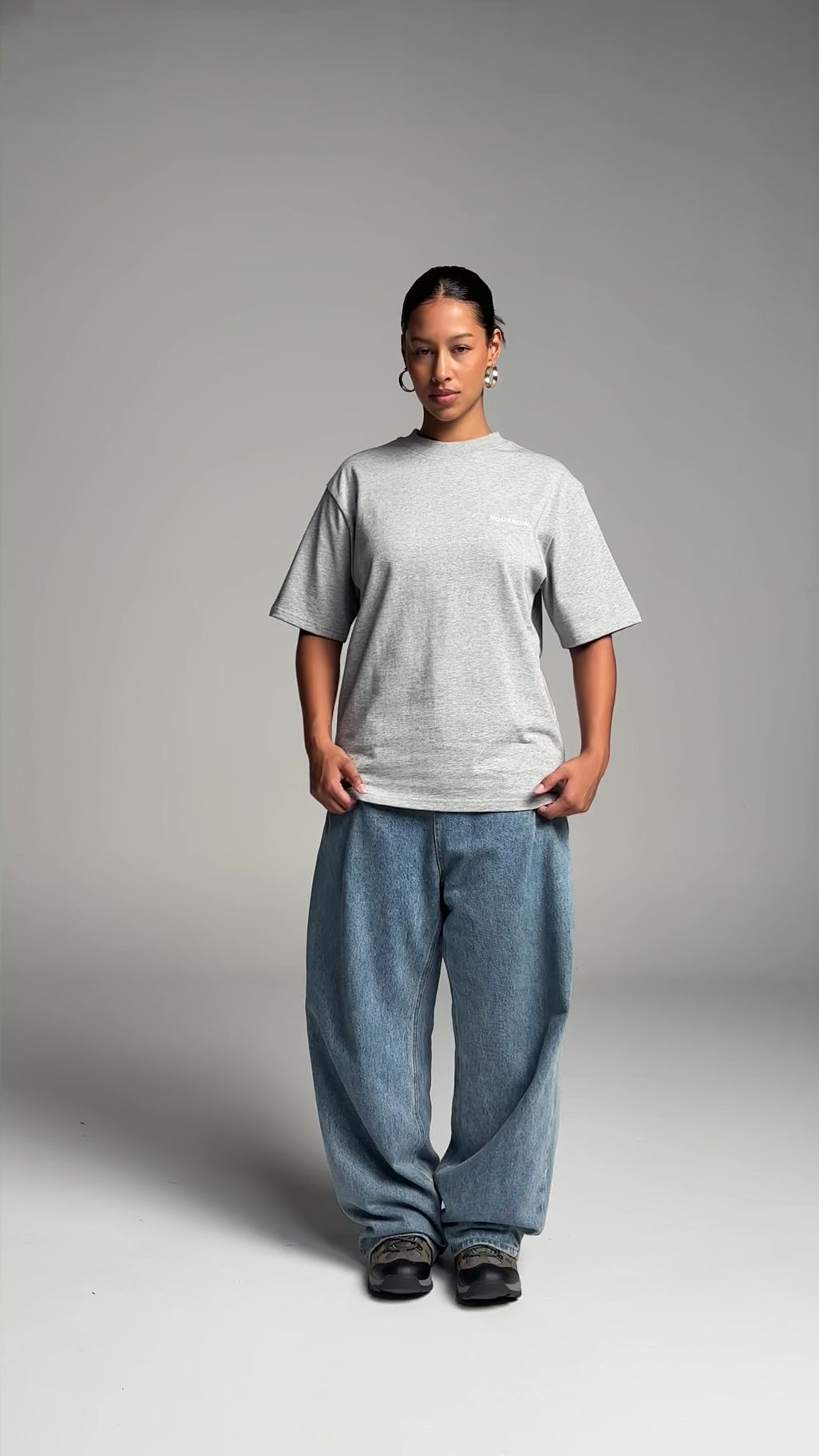 Core Standard Tee | Heather Grey-5
